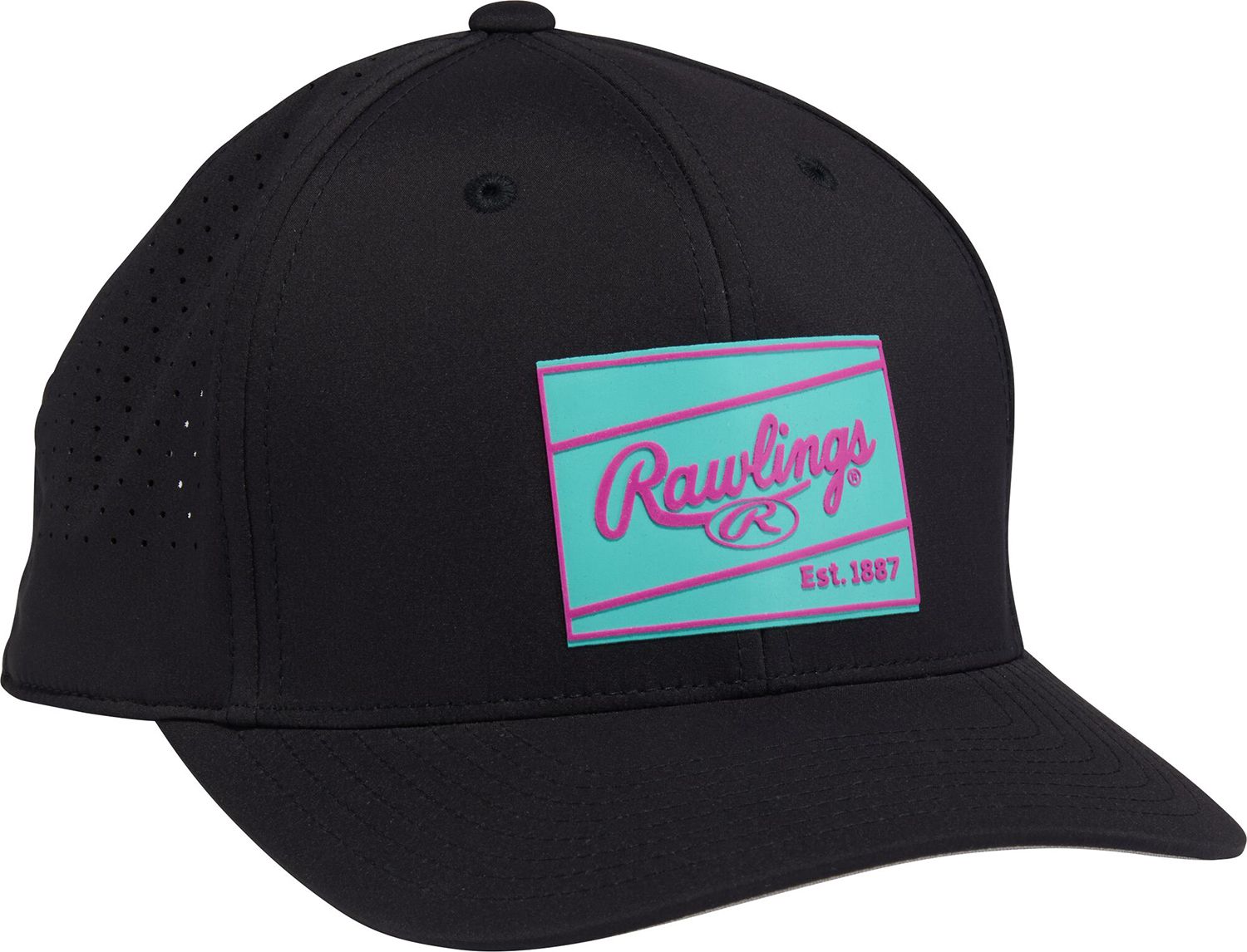 Rawlings Performance Curved Bill Baseball Hat