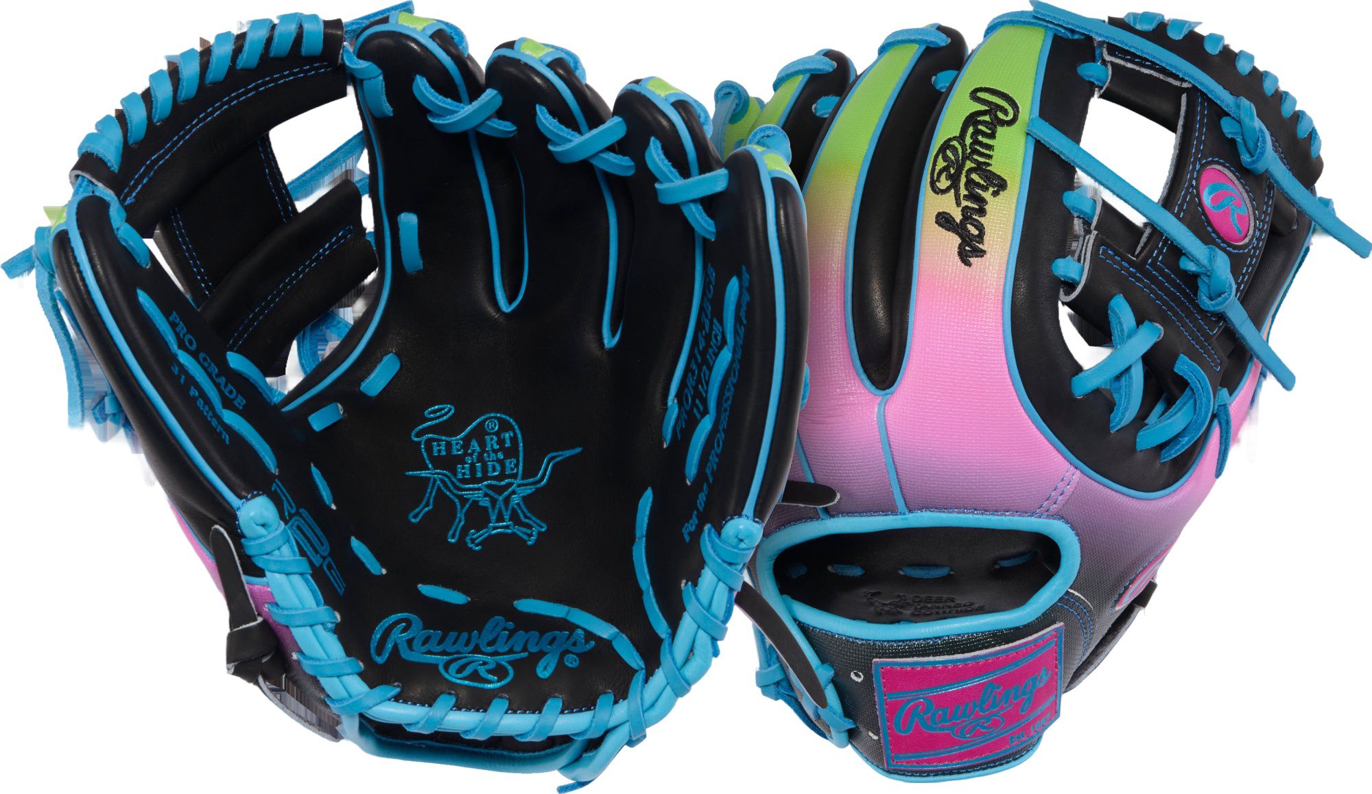 Rawlings 11.5" Heart of the Hide R2G Series Hype Fire Glove