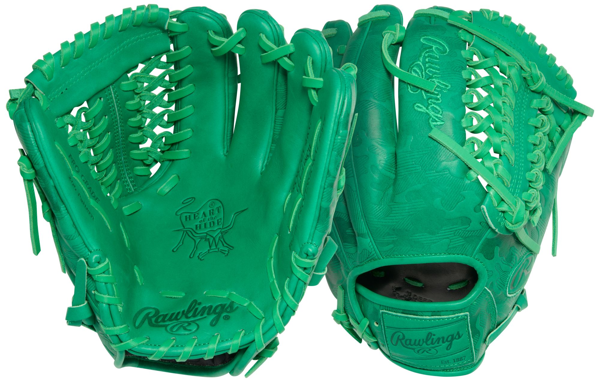 Rawlings 11.75" Heart of the Hide ColorSync 10 Kelly Green Baseball Glove