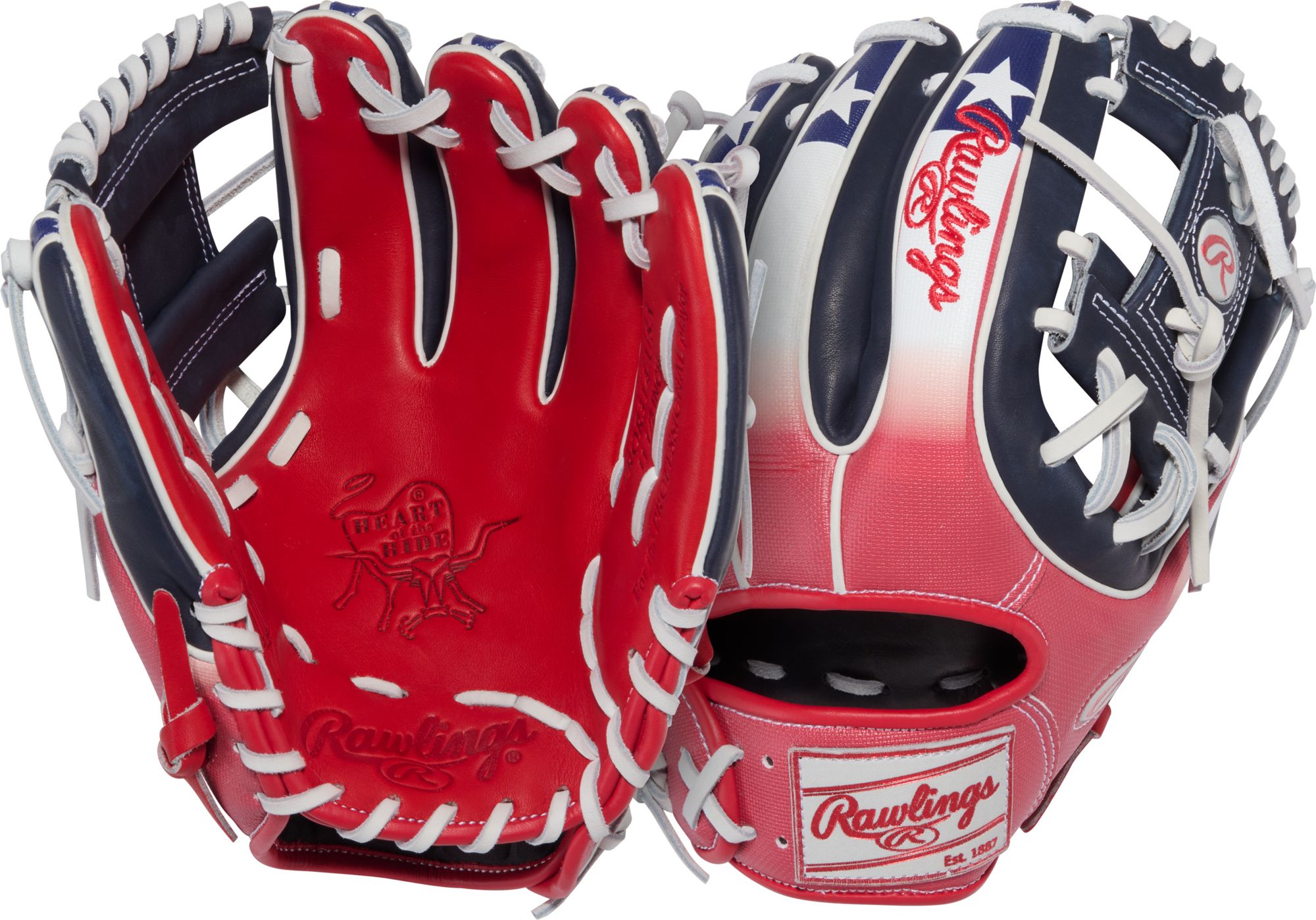 Rawlings 11.5" Heart of the Hide Stars & Stripes Series Baseball Glove