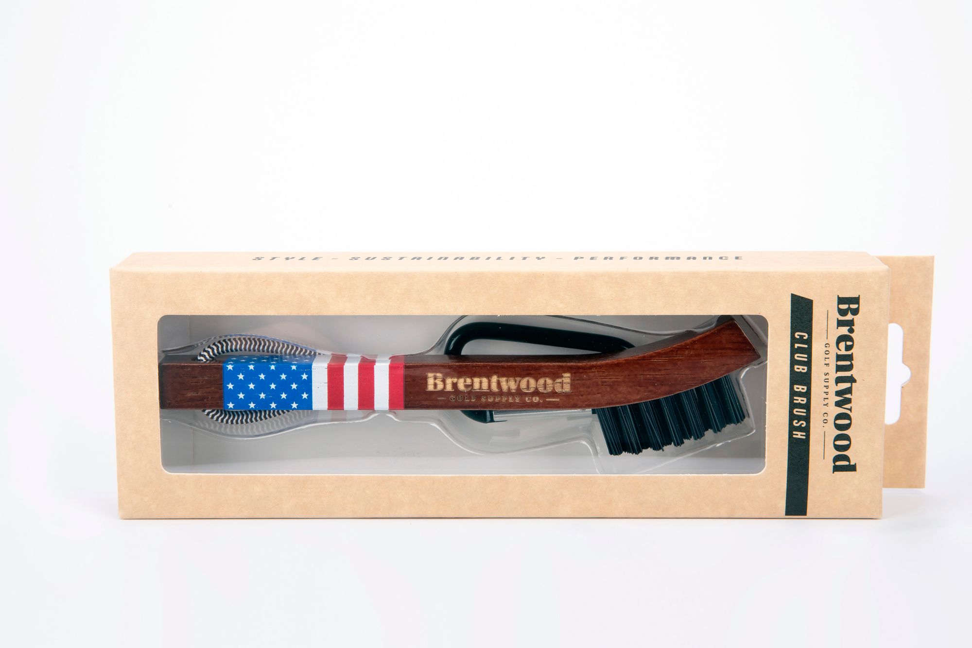 Brentwood Golf Supply Wooden Club Brush