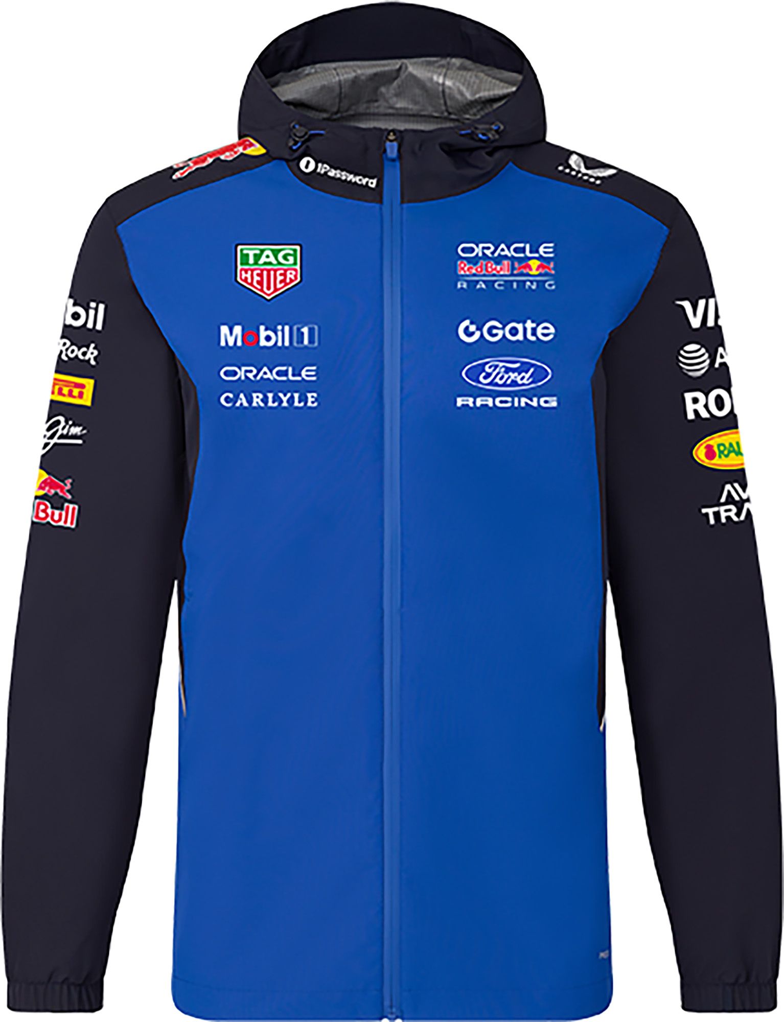 F1 Red Bull Racing Men's Blue Replica Team Jacket