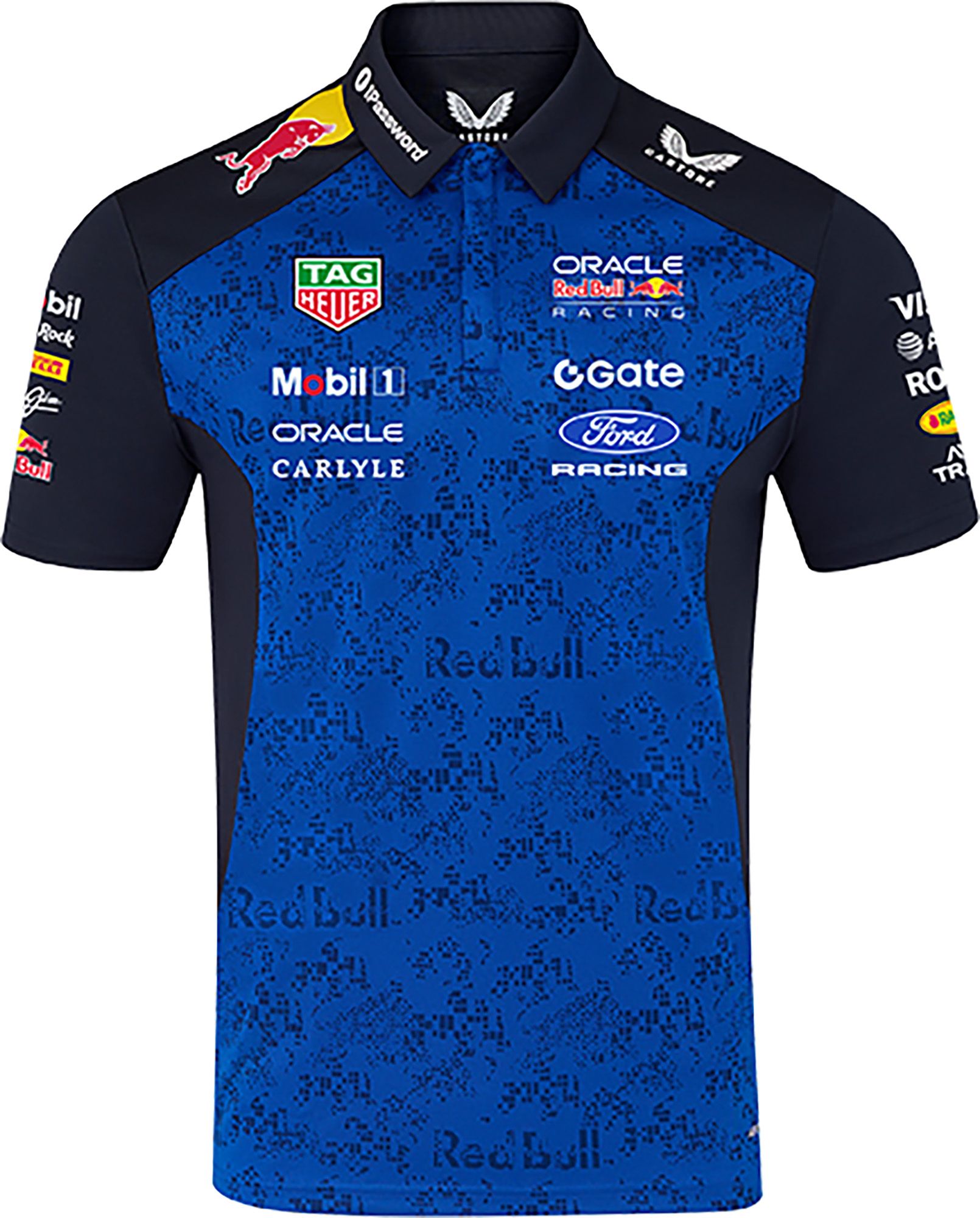 F1 Red Bull Racing Men's Blue Replica Team Polo