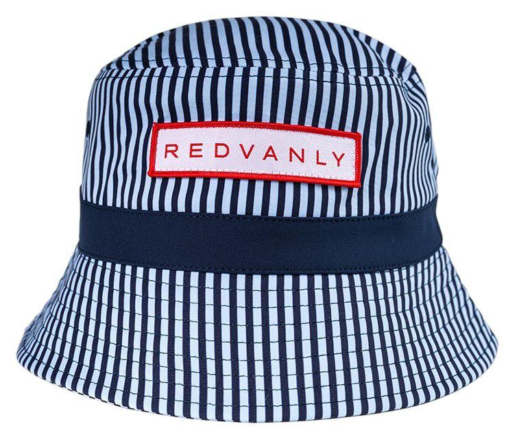 REDVANLY Men's Pinstripe Patch Golf Bucket Hat
