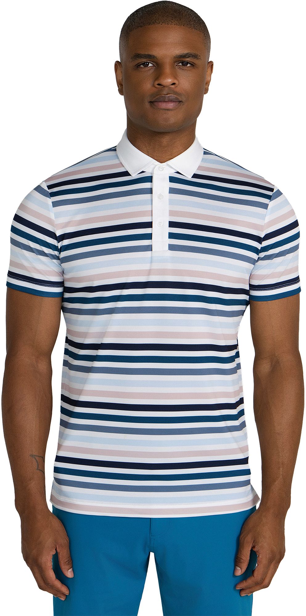 REDVANLY Men's Beaufort Pique Golf Polo