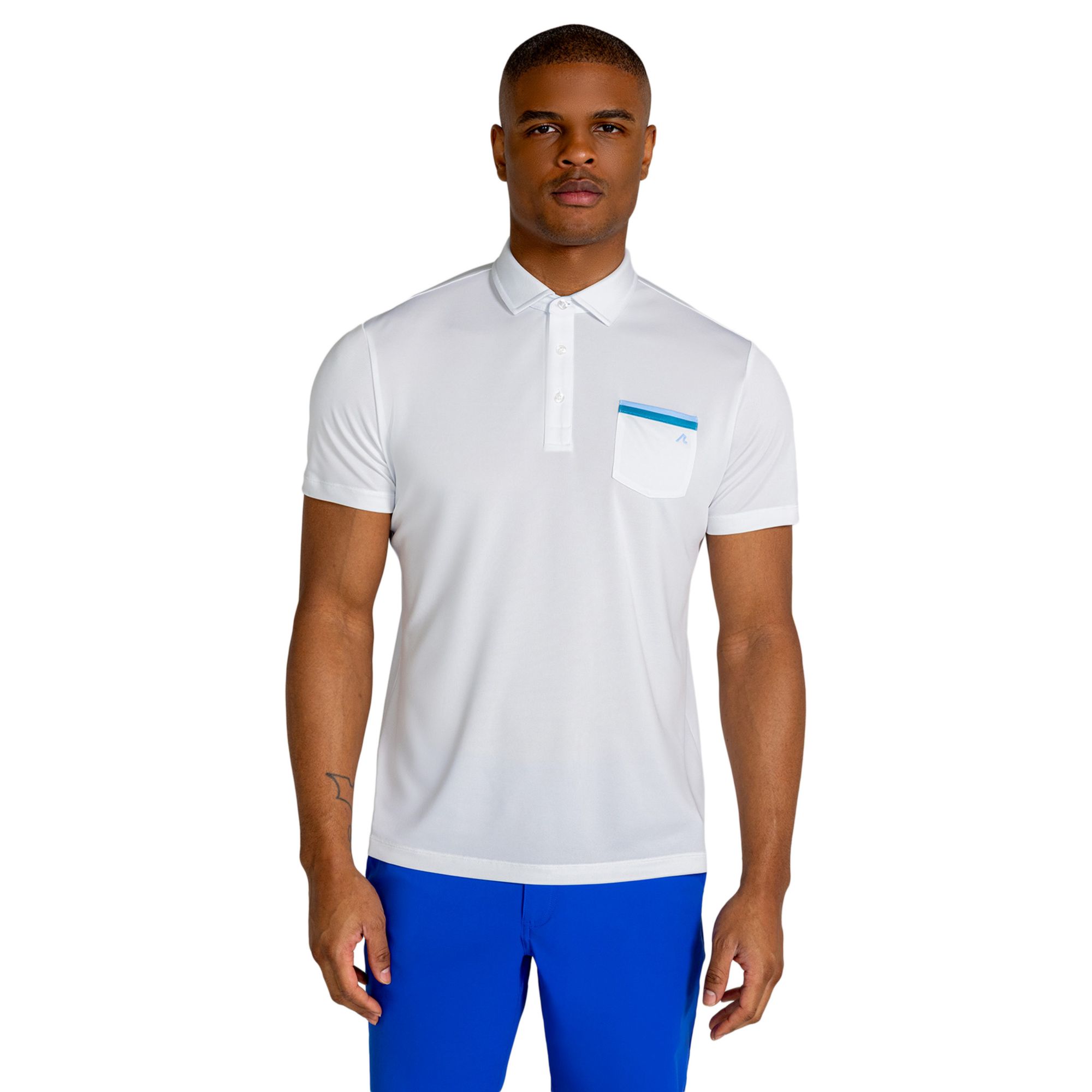 REDVANLY Men's Holland Pique Golf Polo