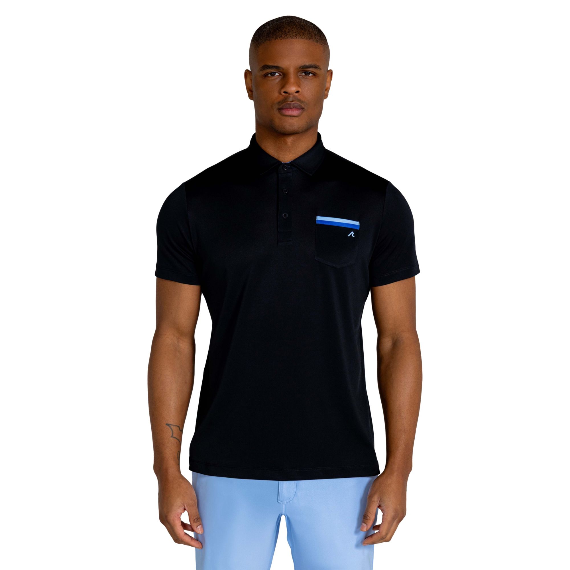 REDVANLY Men's Holland Pique Golf Polo