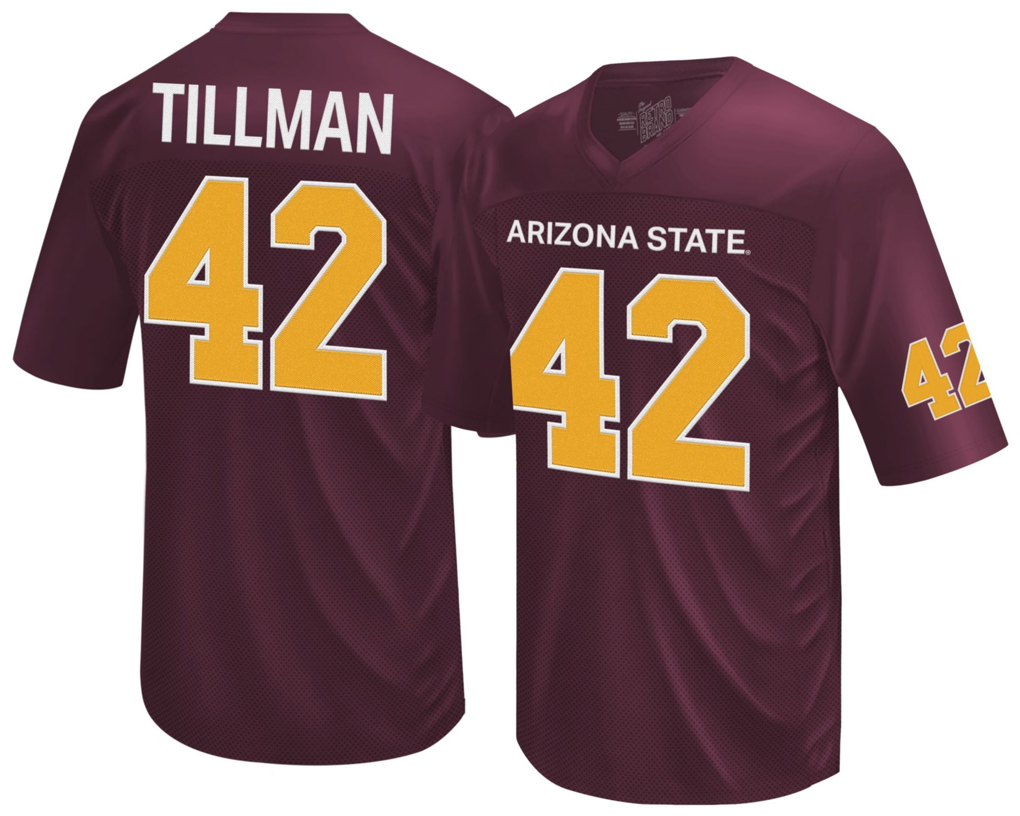 Retro Brand Men's Arizona State Sun Devils Pat Tillman Football Jersey