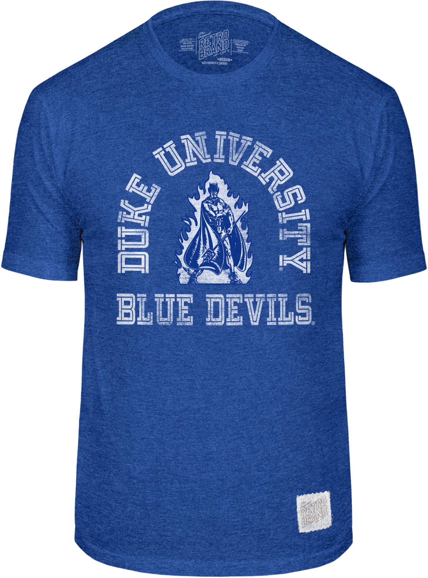 Retro Brand Adult Duke Blue Devils Vintage Duke Blue T-Shirt