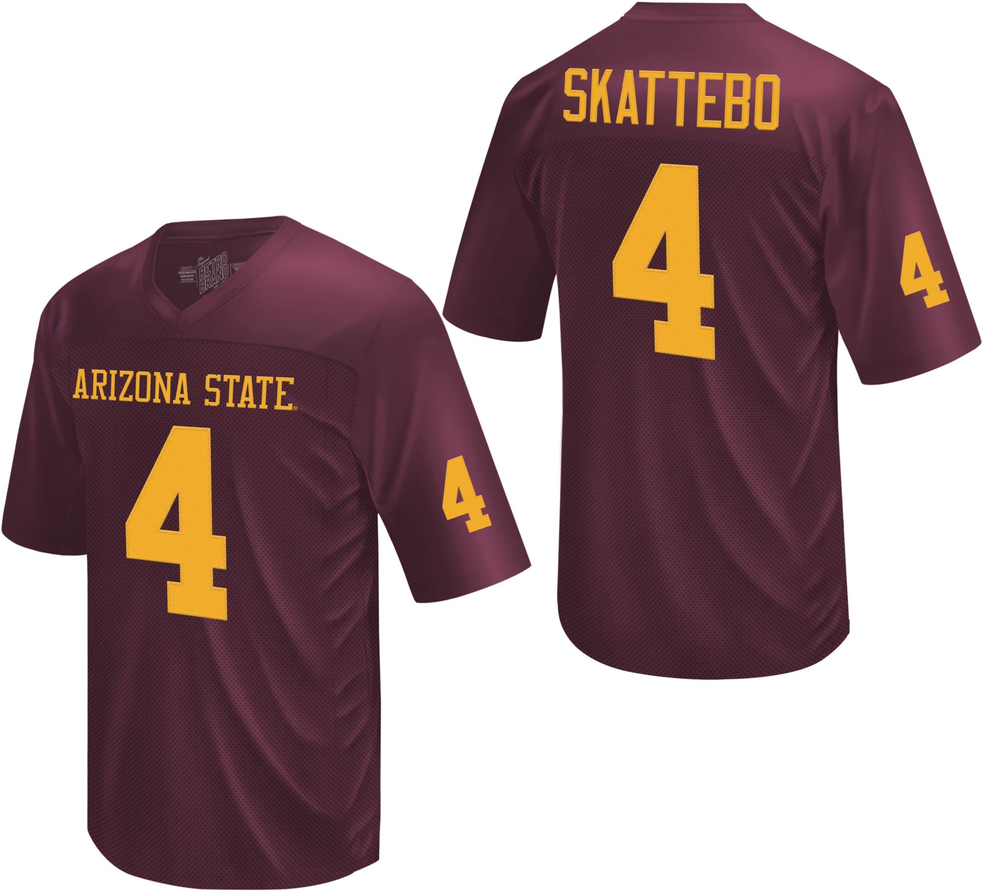 Retro Brand Men's Arizona State Sun Devils Cameron Skattebo Football Jersey