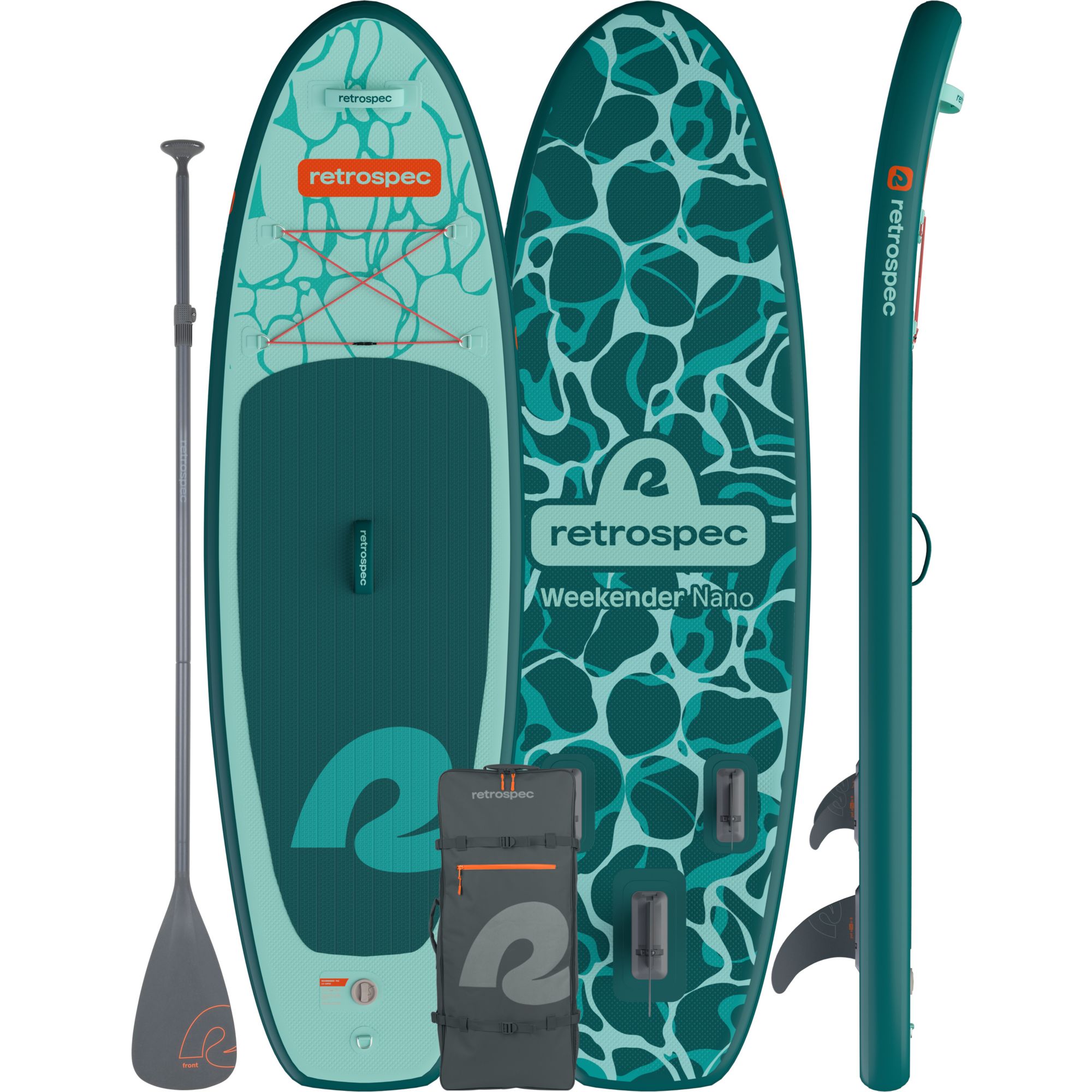 Retrospec Weekender Kids' Nano Inflatable Stand-Up Paddle Board 8'6"
