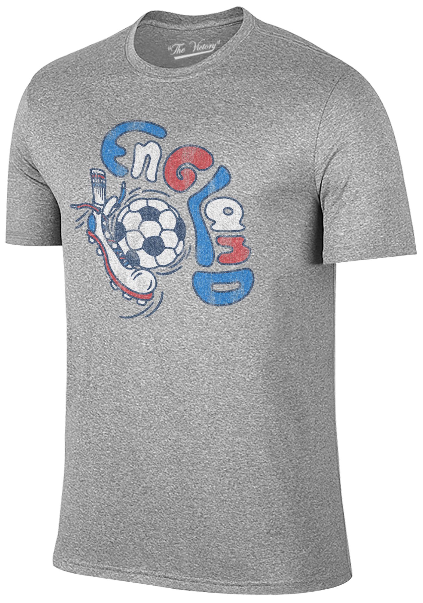Retro Brand Youth England Grey Bubble Boots T-Shirt