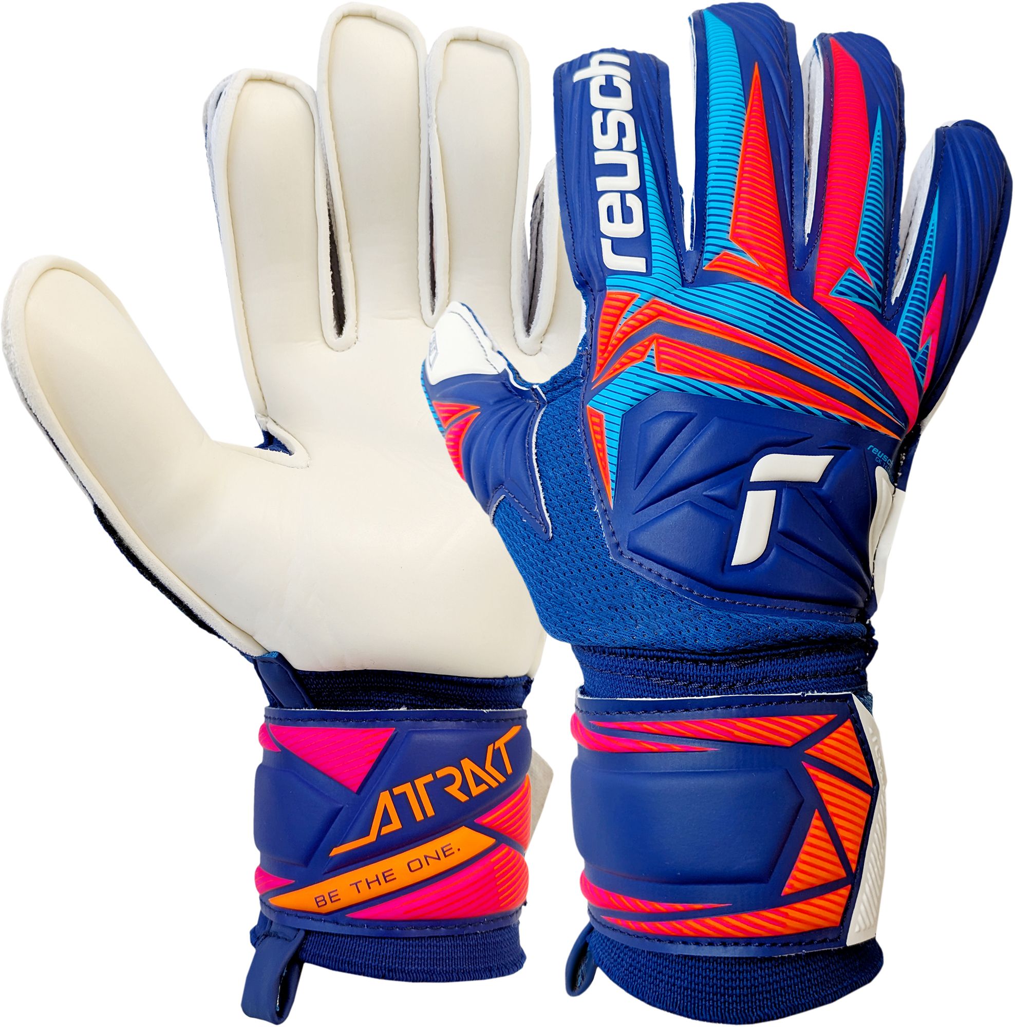 Reusch Adult Attrakt Solid Finger Support Goalkeeper Gloves