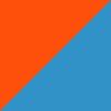 Sharp Blue/Shocking Orange