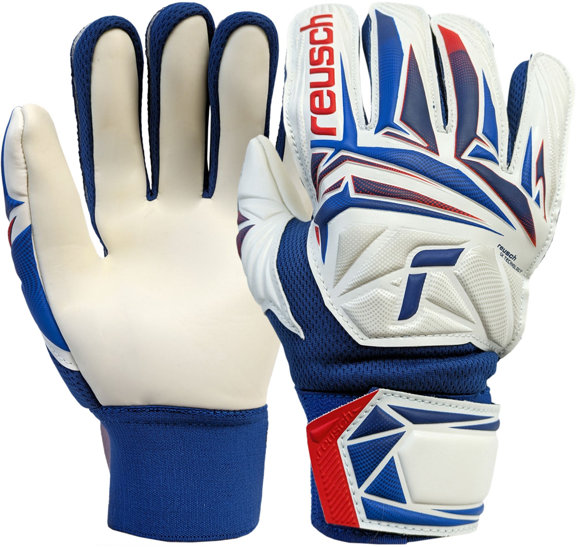 Reusch Youth Attrakt Starter Finger Support Goalkeeper Gloves