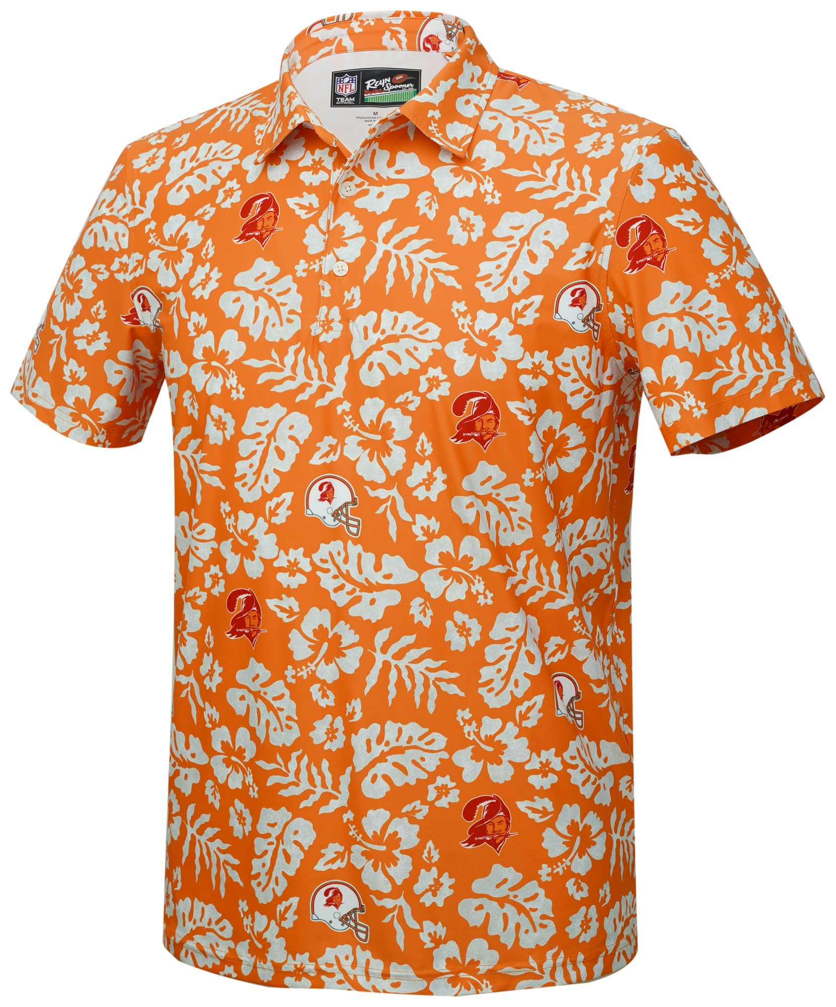Reyn Spooner Men's Tampa Bay Buccaneers Orange Performance Polo
