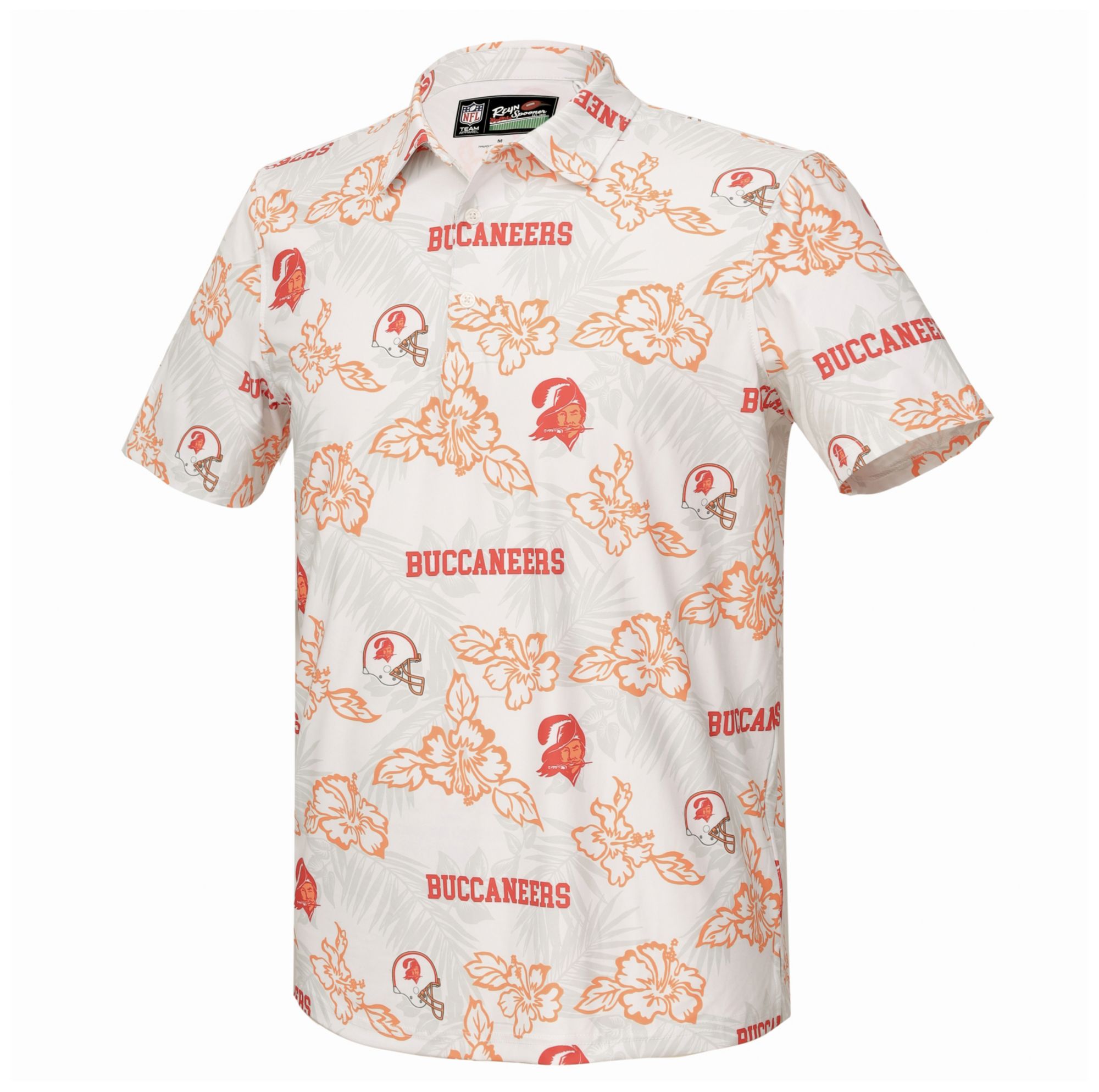 Reyn Spooner White Tampa Bay Buccaneers White Performance Polo