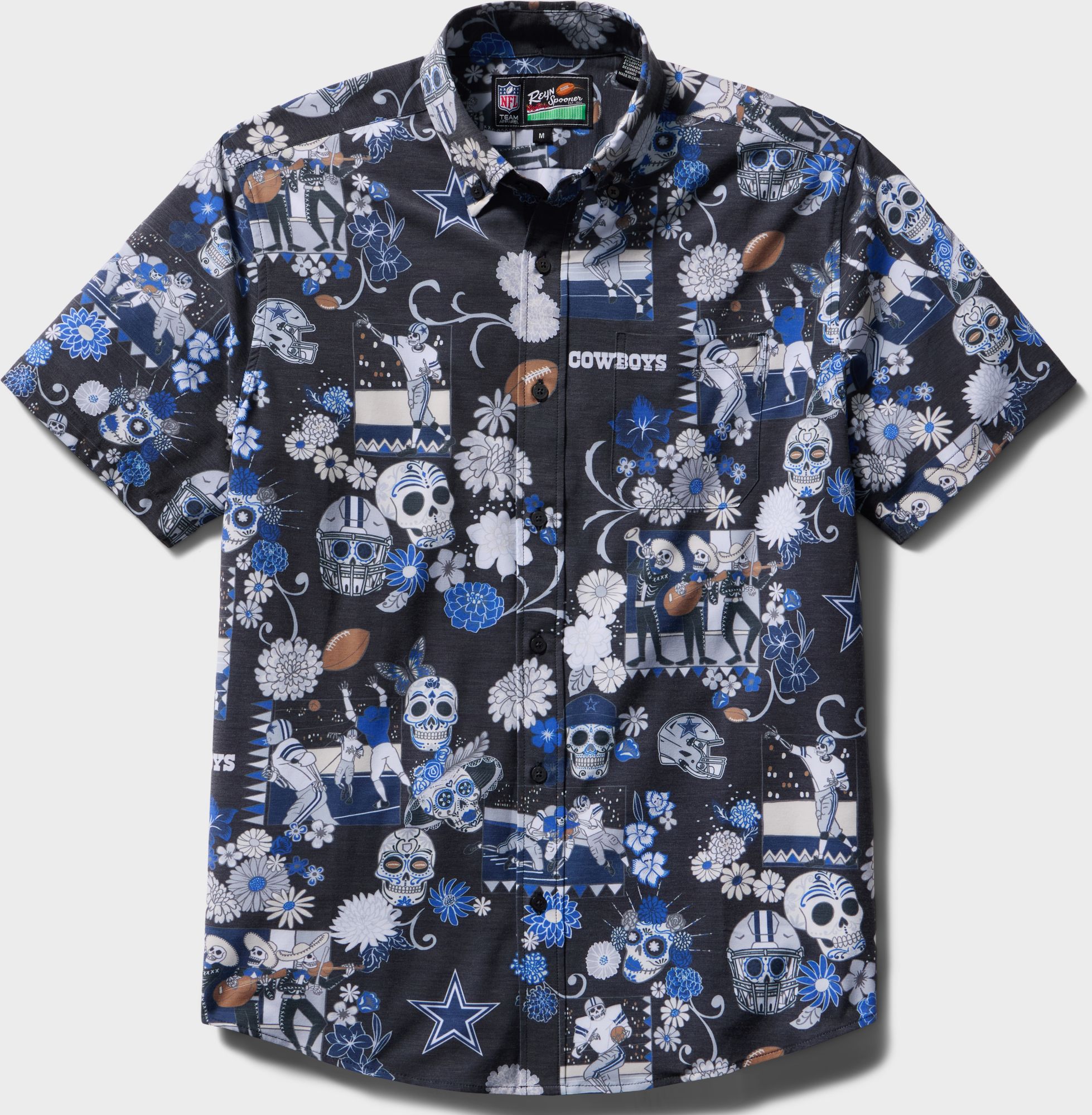 Reyn Spooner Men's Dallas Cowboys Day of The Dead T-Shirt