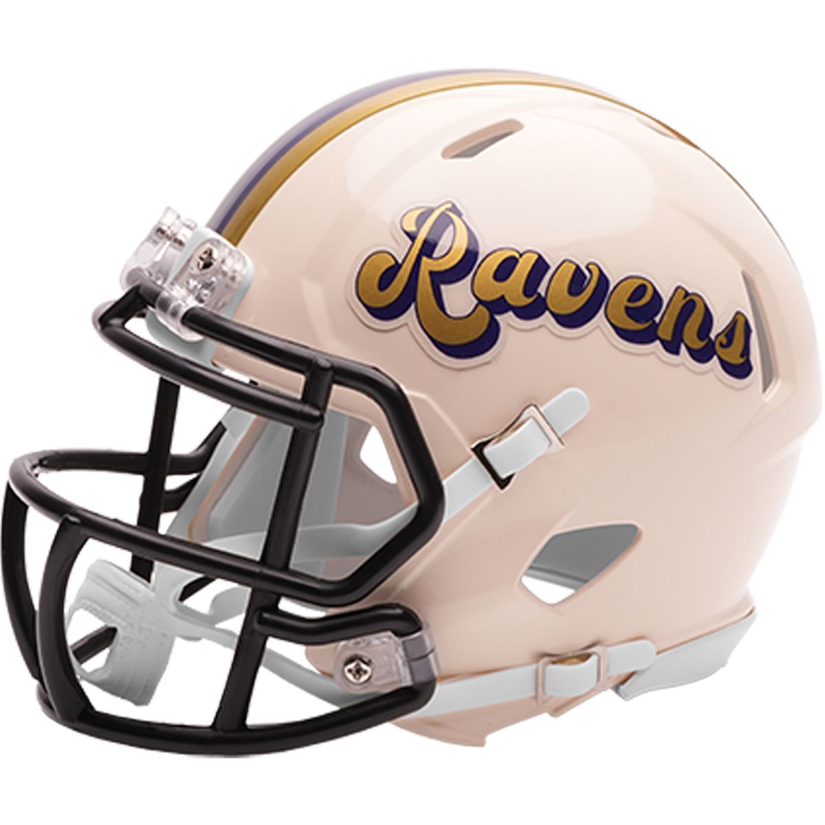 Riddell Baltimore Ravens Retro Speed Mini Helmet