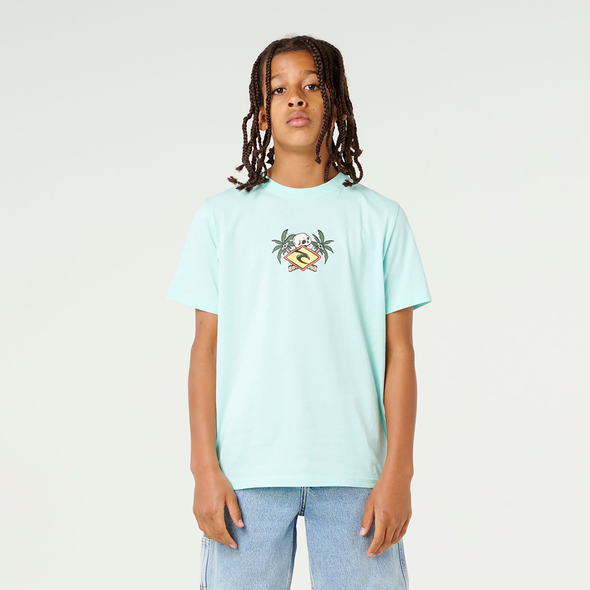 Rip Curl Boys' Sunset Sesh Logo Graphic Tee