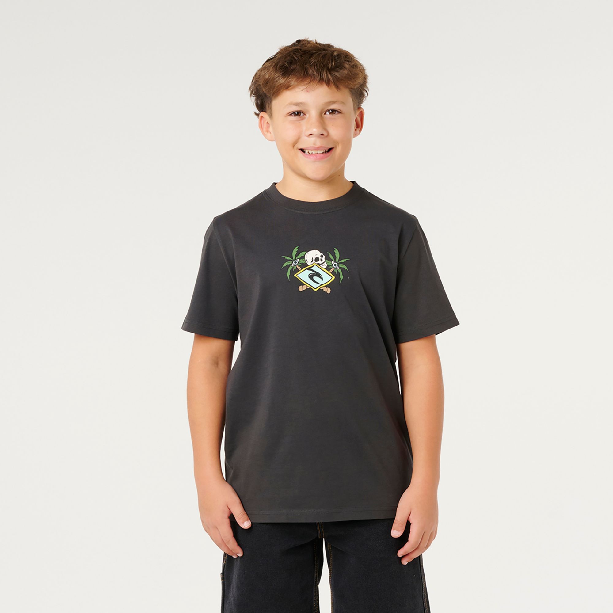 Rip Curl Boys' Sunset Sesh Logo Graphic Tee