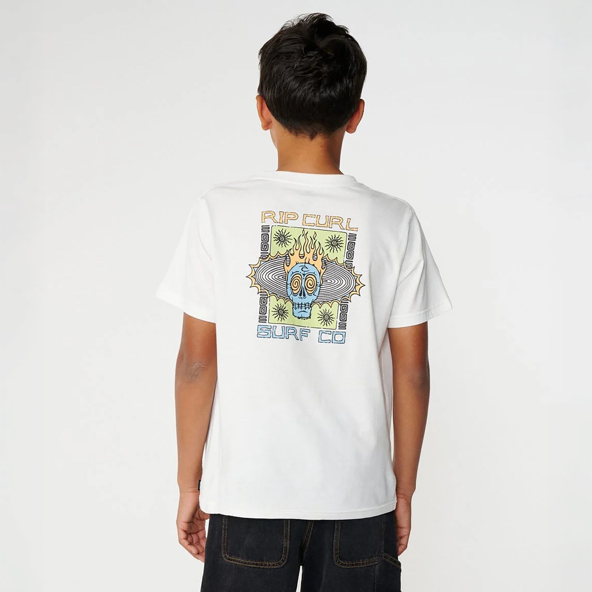 Rip Curl Boys' New Cosmic Skull Graphic Tee