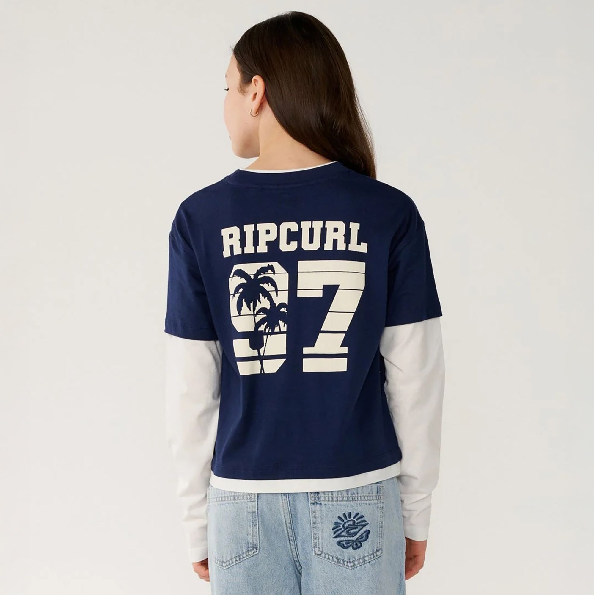 Rip Curl Girls' Retro Rama Long-Sleeve Graphic Tee