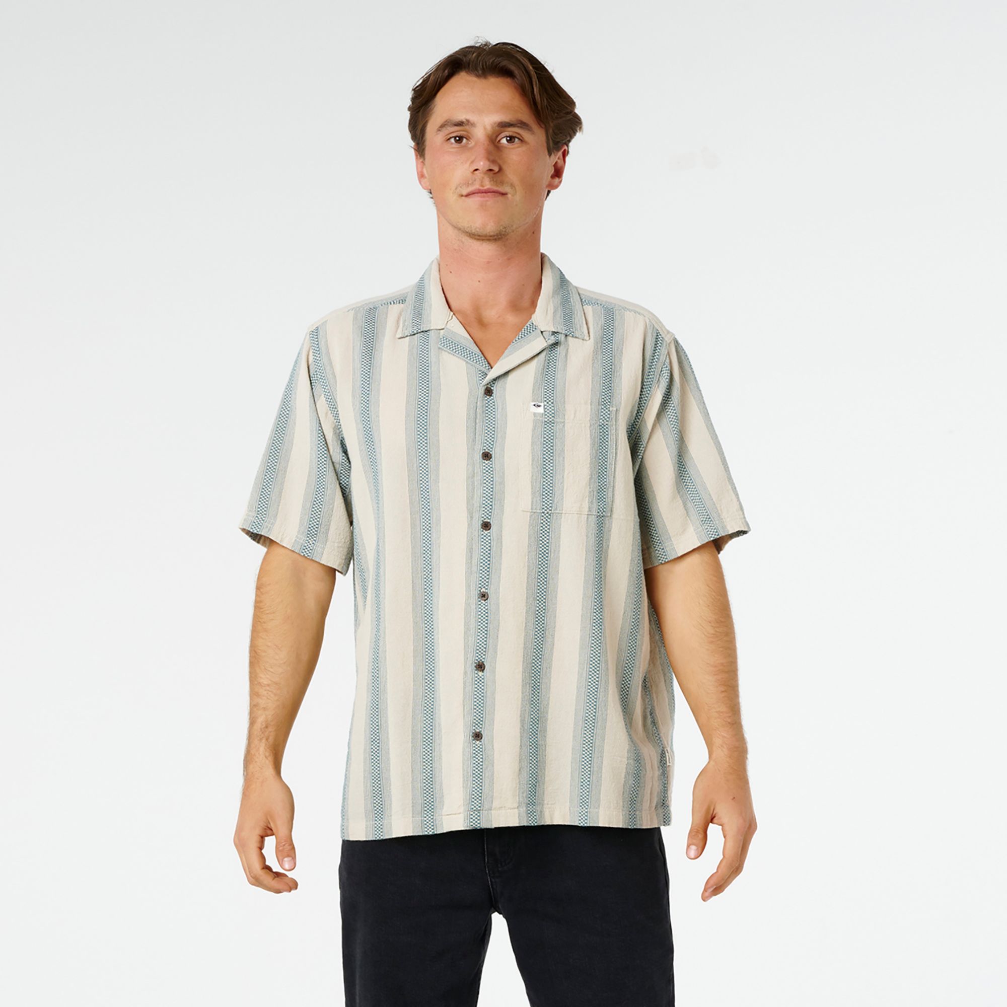 Rip Curl Men's Classic Surf Weaver Woven Short Sleeve Shirt
