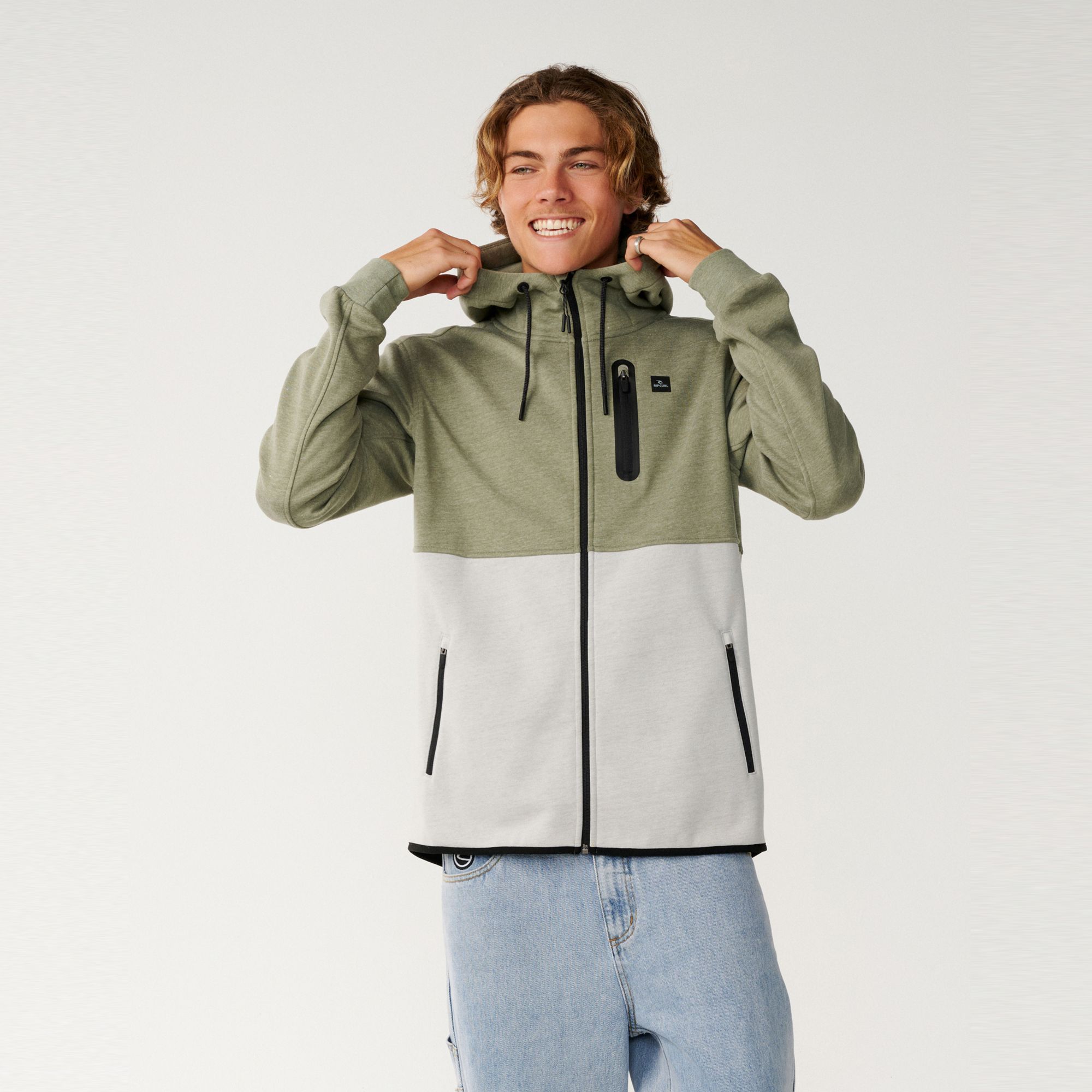 Rip Curl Men's Departed Anti-Series Fleece Full-Zip
