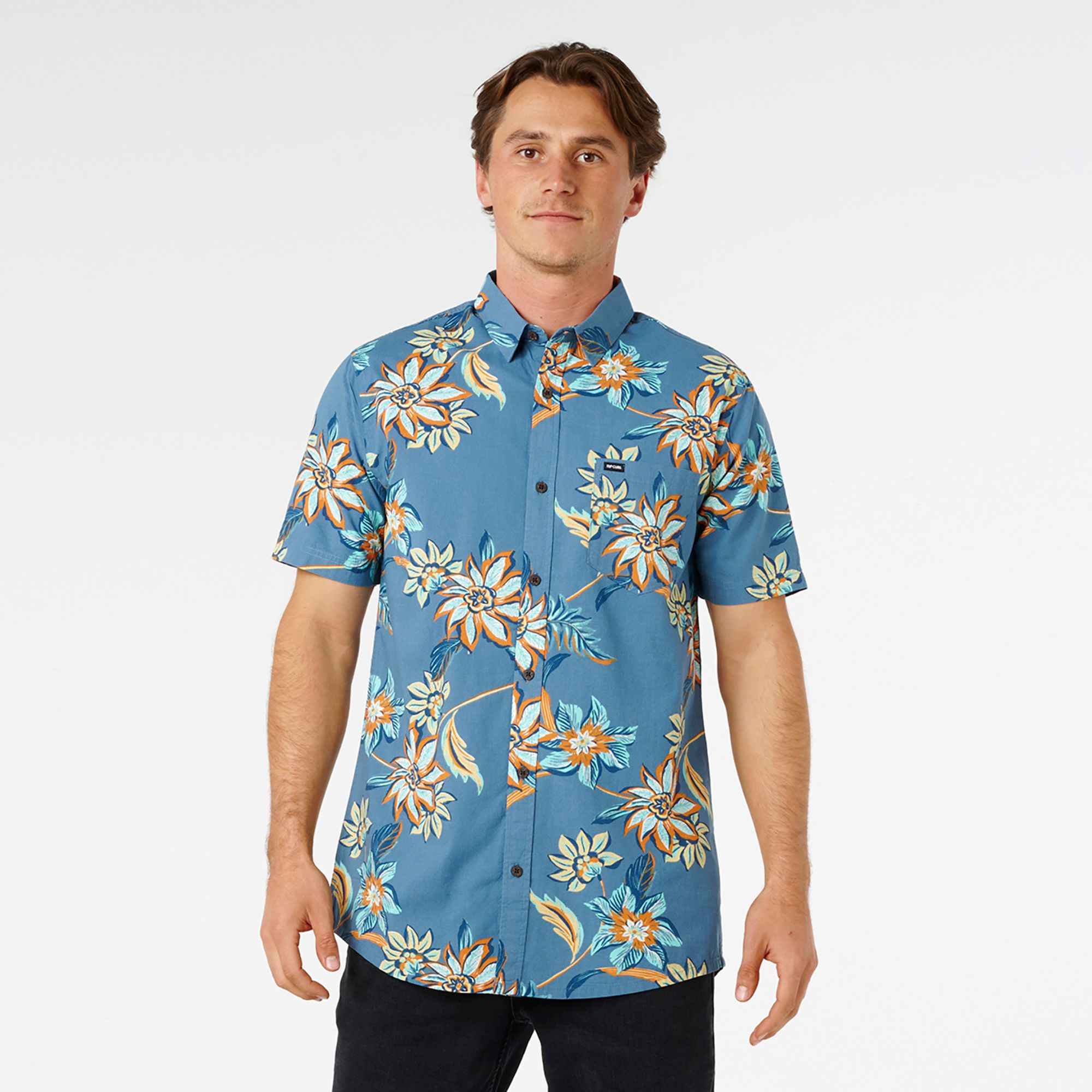 Rip Curl Men's Sessions Woven Short Sleeve Shirt