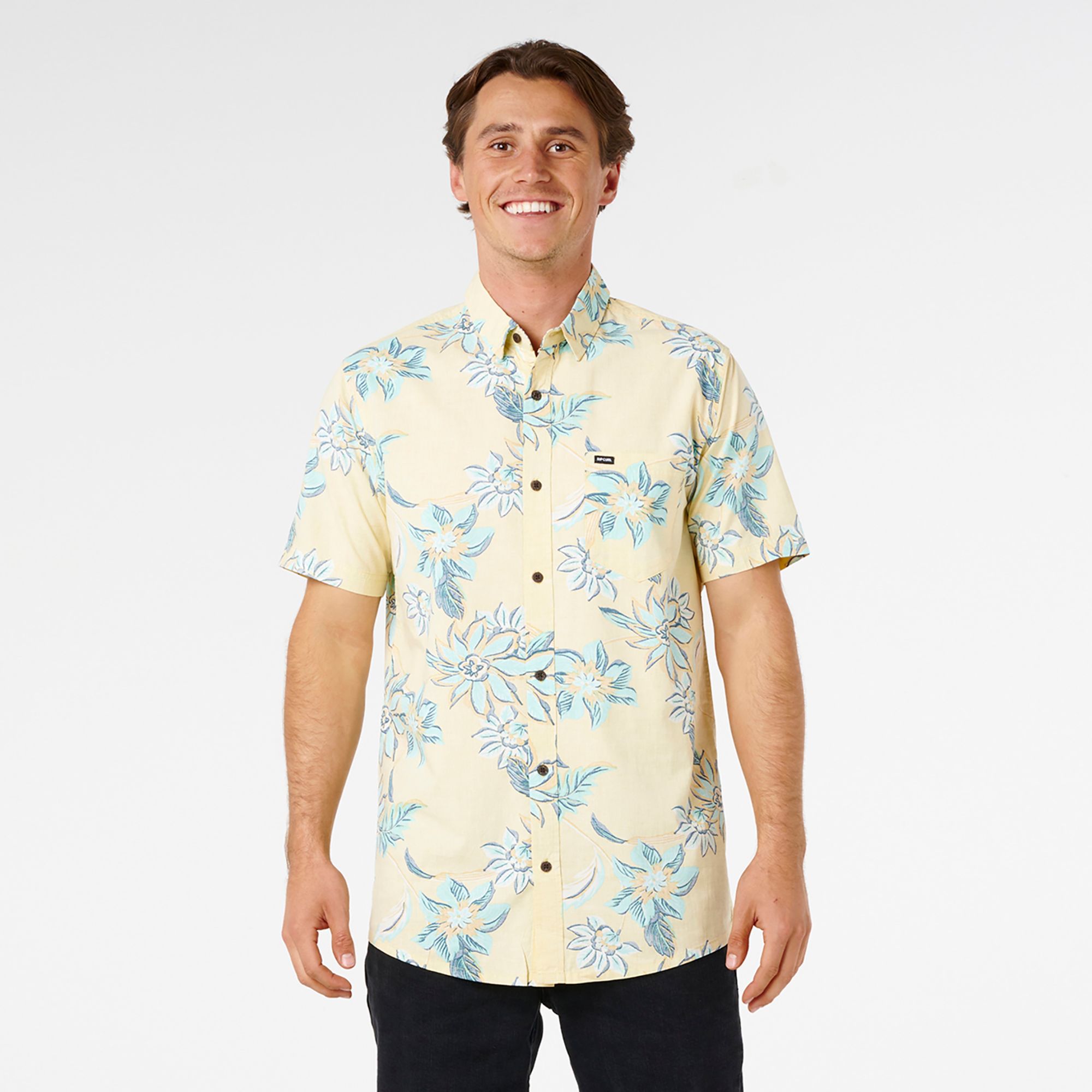 Rip Curl Men's Sessions Woven Short Sleeve Shirt