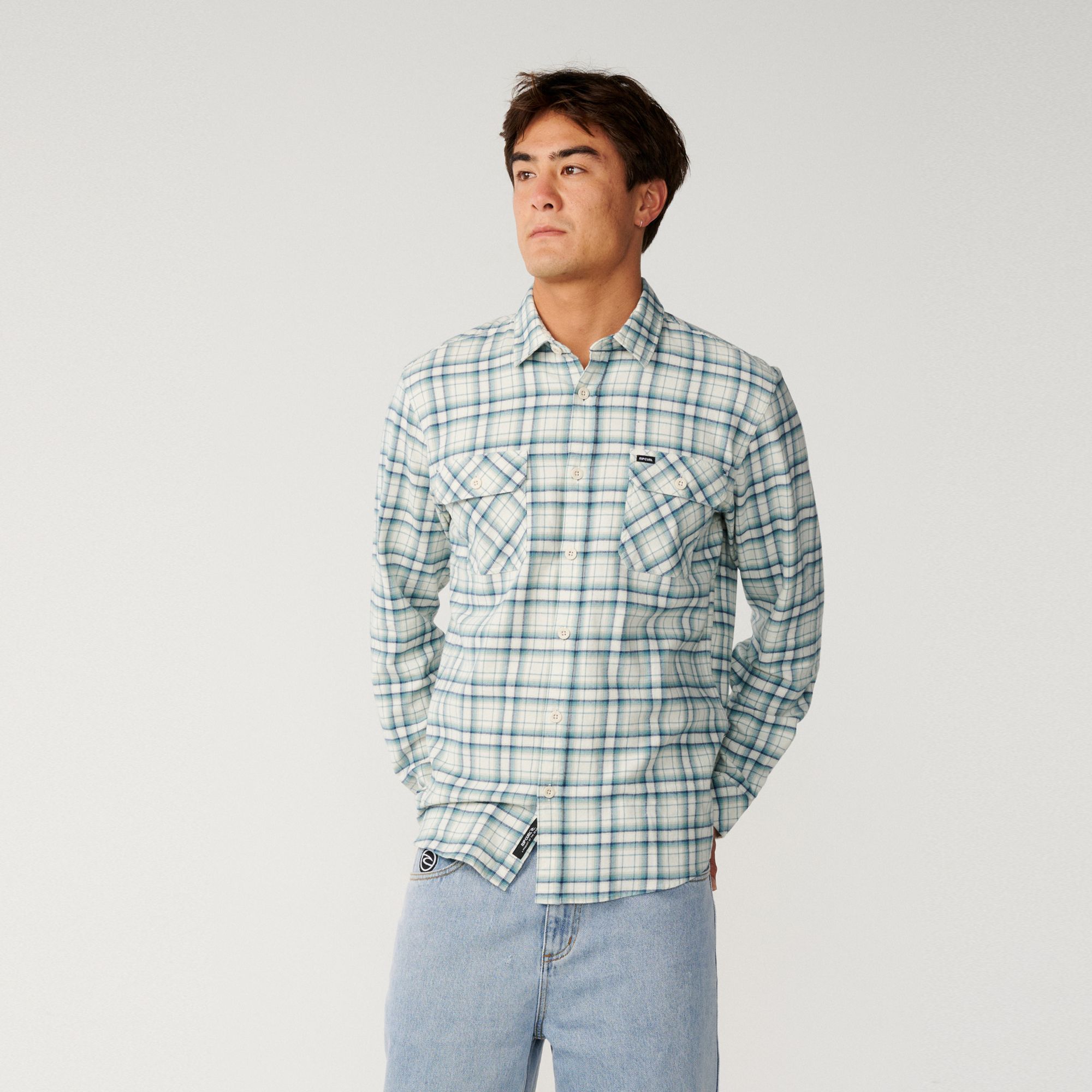 Rip Curl Men's Surf Checked In Flannel