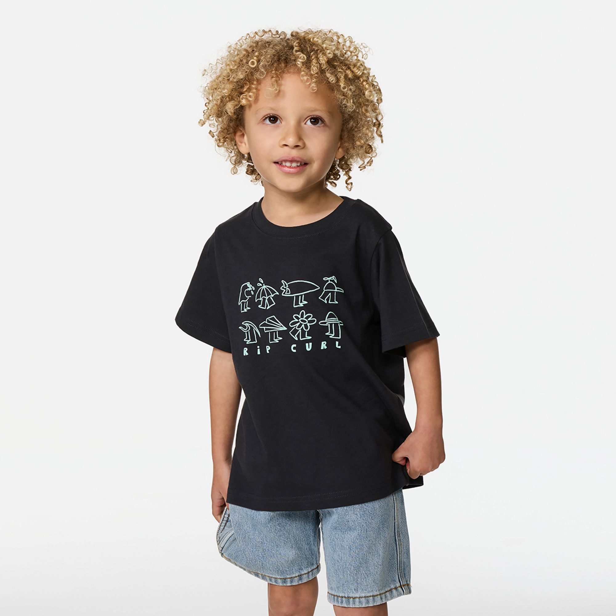 Rip Curl Little Boys' Surf Check LWA Tee