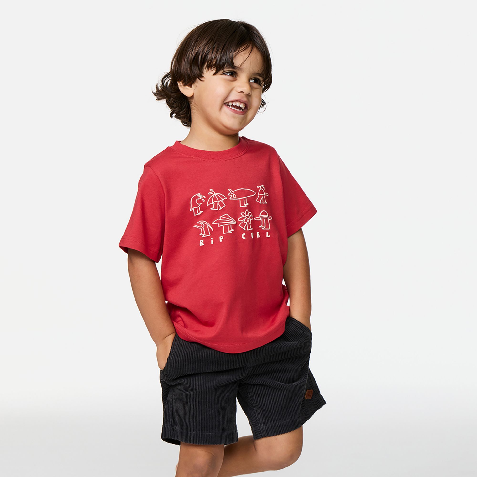 Rip Curl Little Boys' Surf Check LWA Tee
