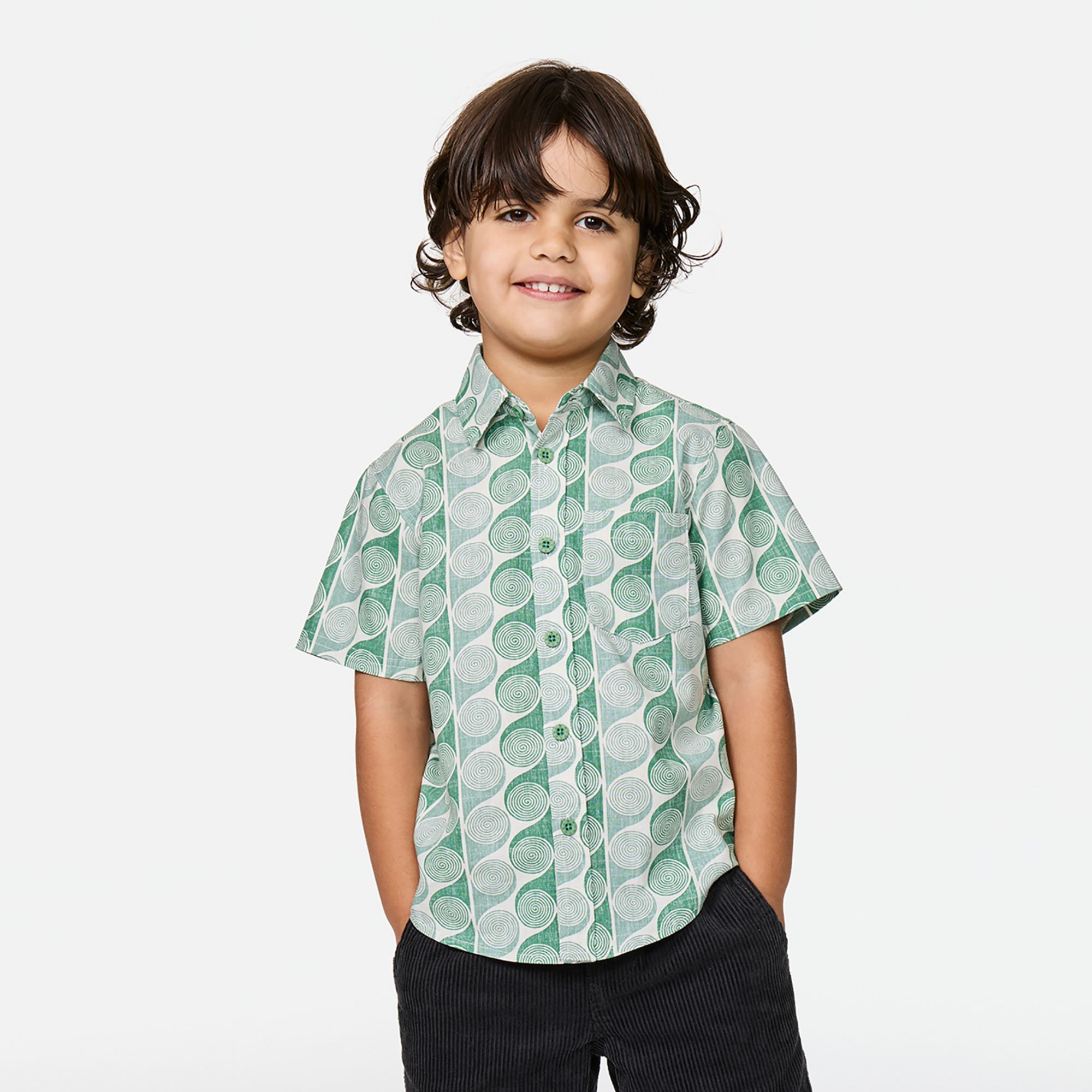 Rip Curl Little Boys' Artist of the Search Yardy Short-Sleeve Shirt