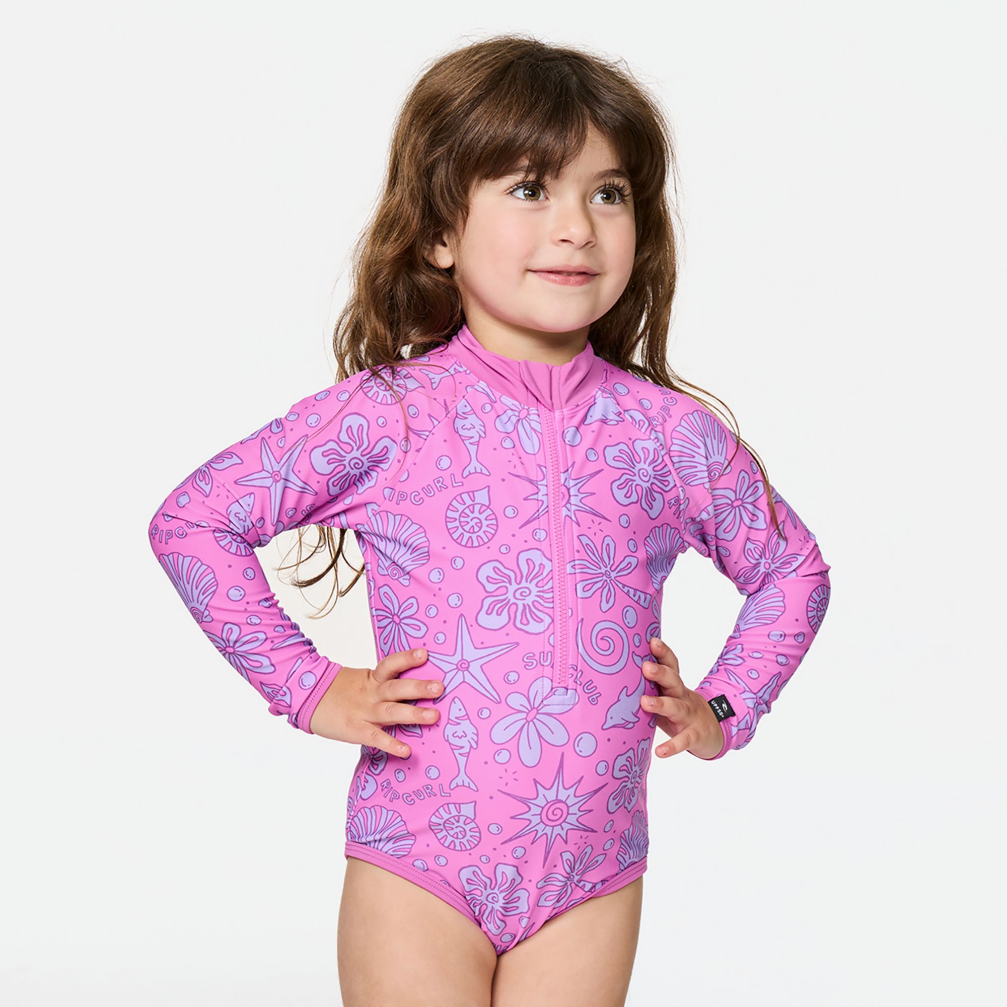 Rip Curl Little Girls' Sunshine Club Long-Sleeve Surfsuit