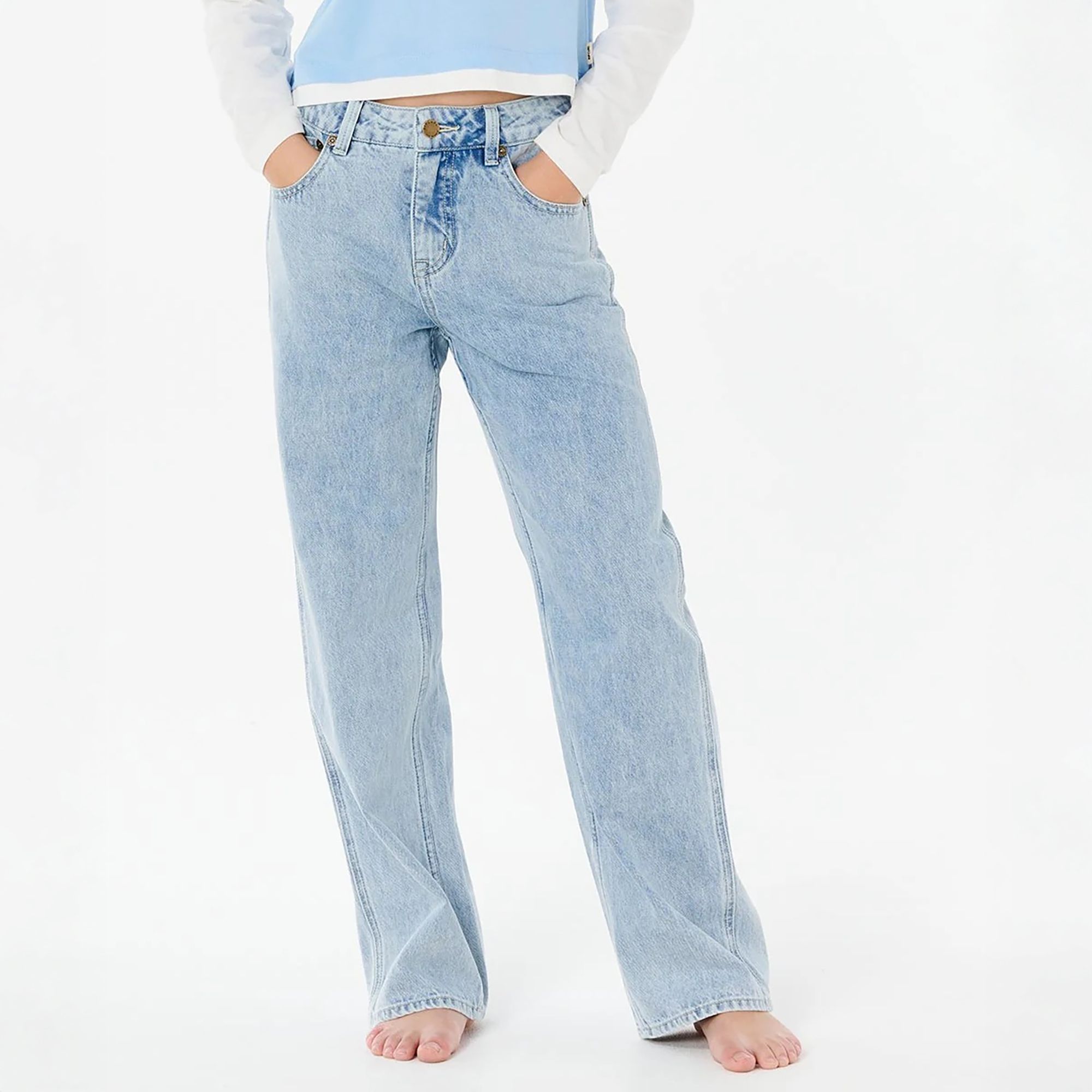 Rip Curl Kids' Aggie Relaxed Jeans