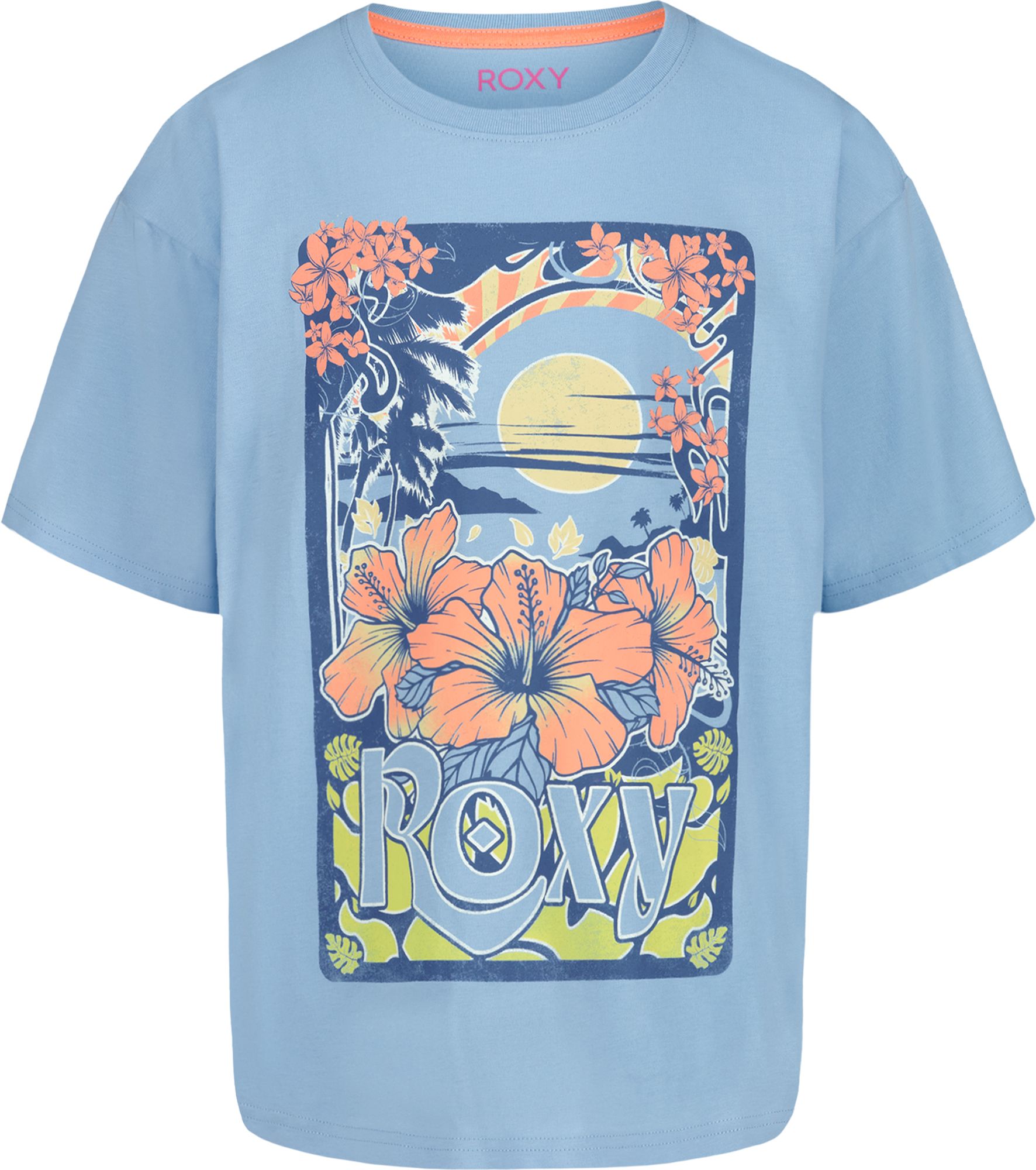 Roxy Girls' Low Tide Oversized Graphic Tee