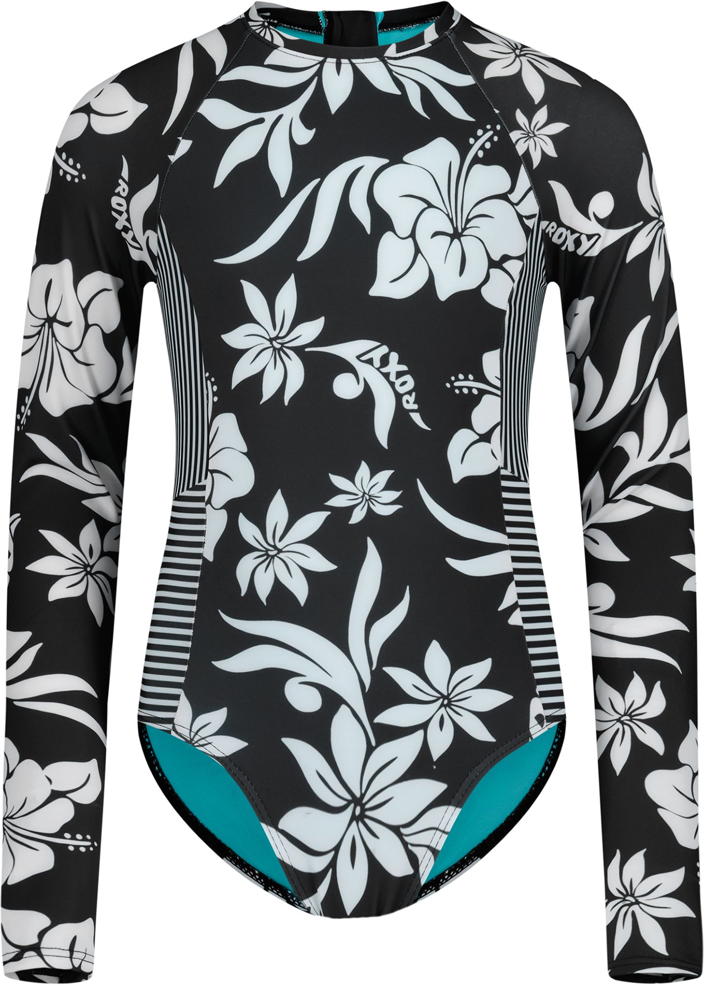 Roxy Girls' Hula Hibiscus Onesie Swimsuit