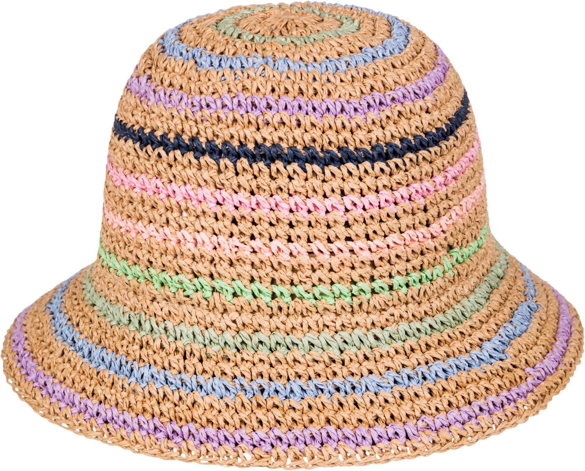 Roxy Candied Peacy Straw Hat