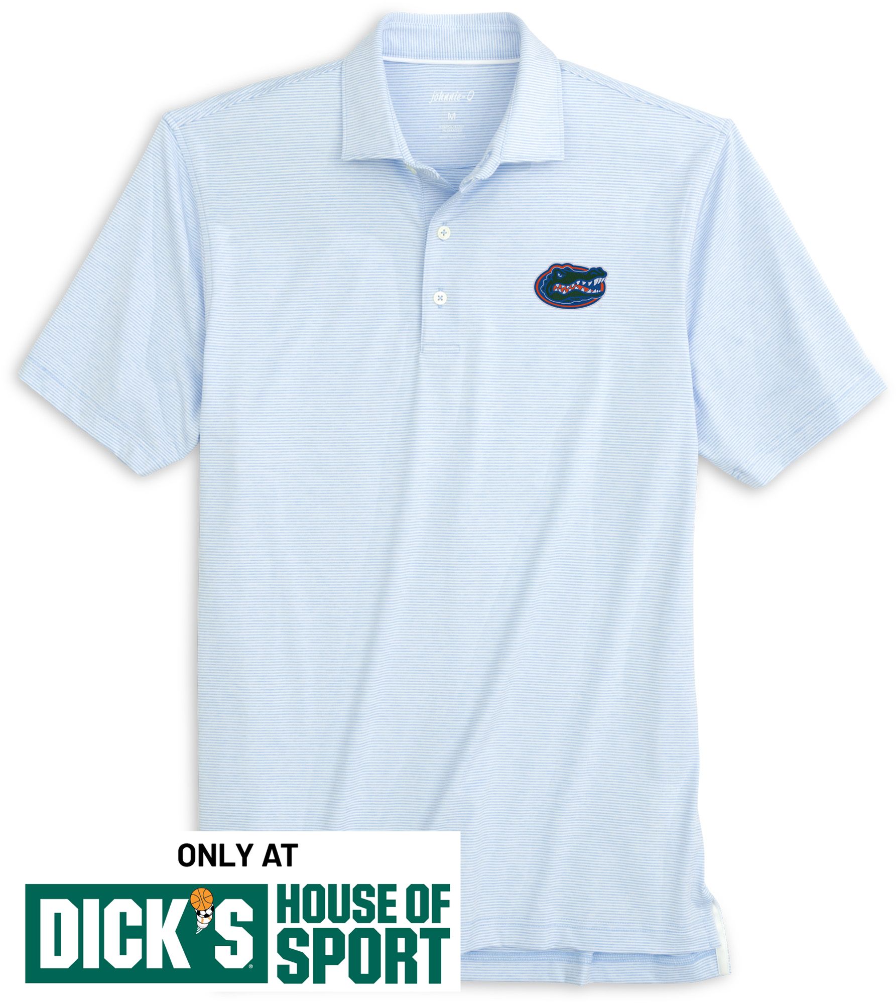 Johnnie-O Men's Florida Gators Light Blue Lyndonn Polo