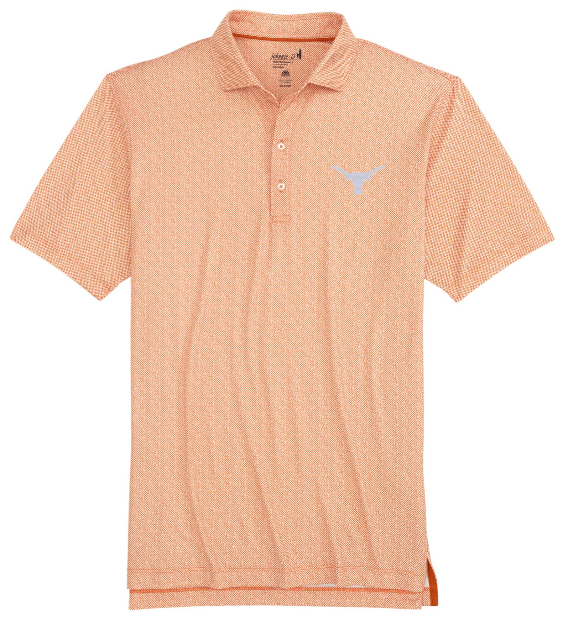 Johnnie-O Men's Texas Longhorns Burnt Orange Hinson Polo