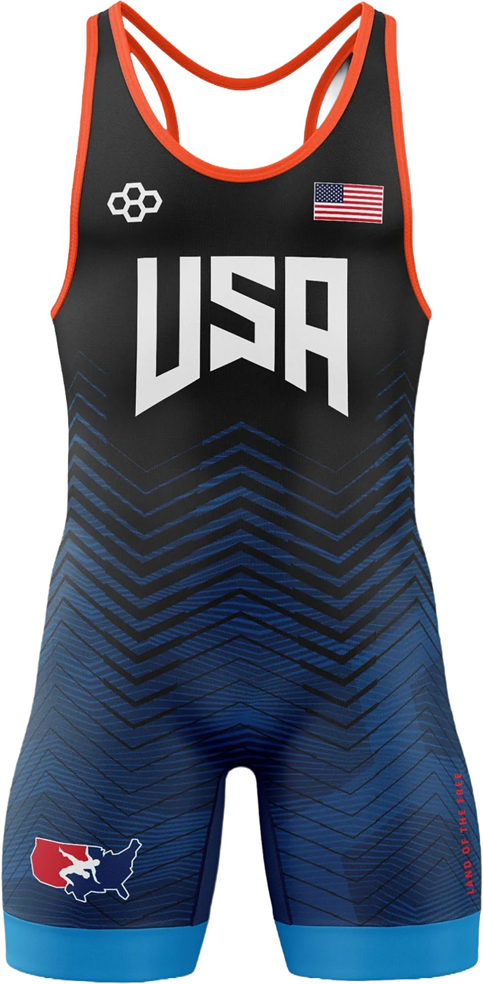 RUDIS USA Icon 2.0 Elite Wrestling Singlet