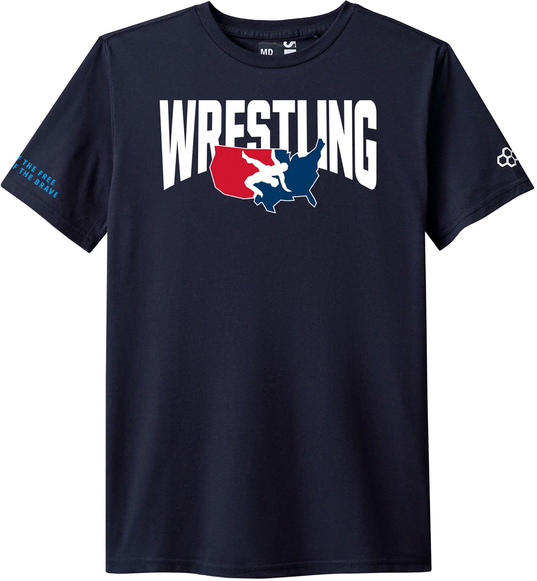 RUDIS Men's Wresling Logo Elite SS T-Shirt