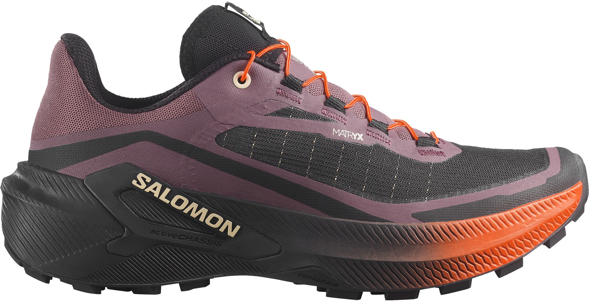 Huckleberry/Black/Red Orange