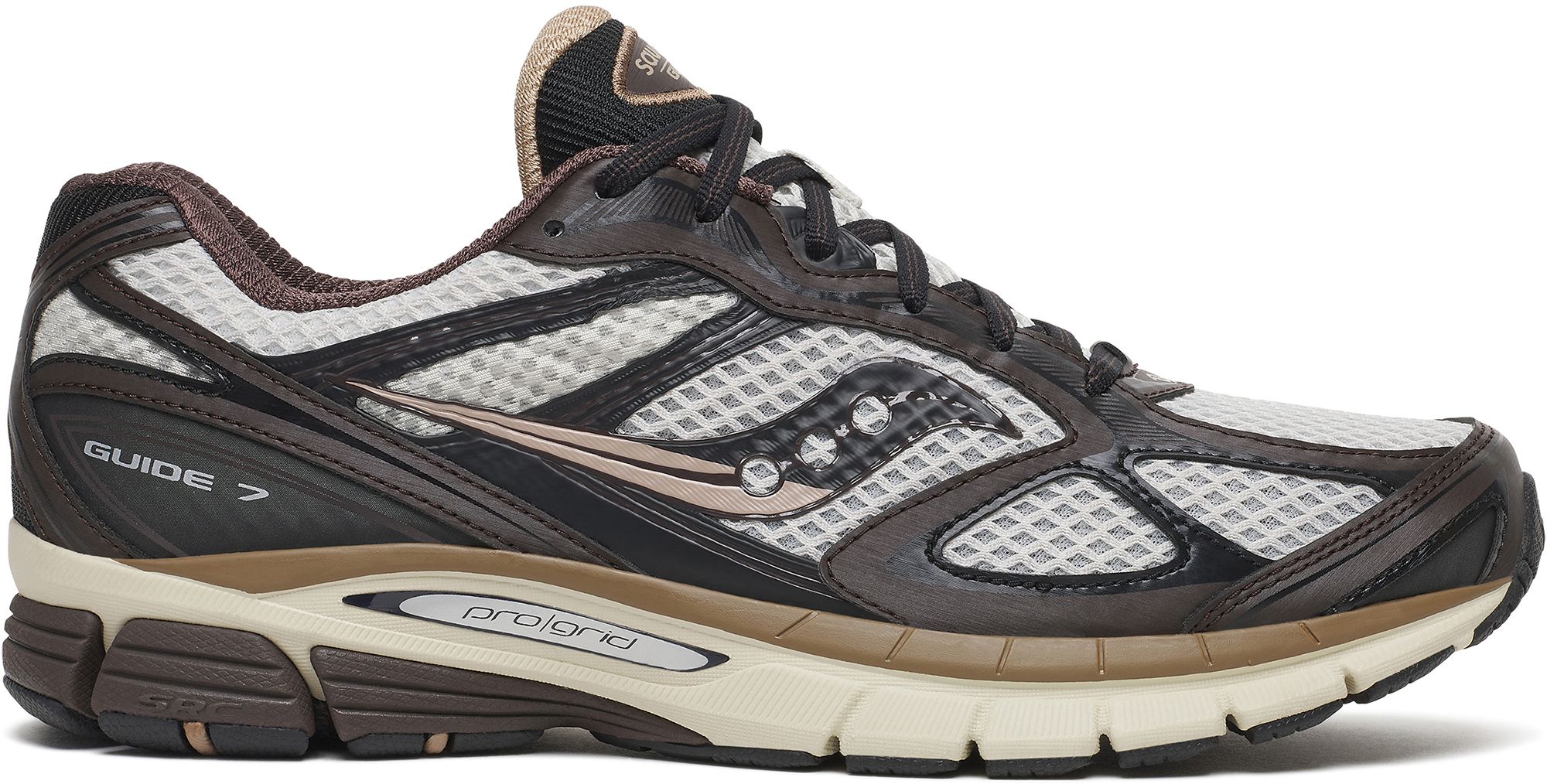 Saucony Men's ProGrid Guide 7 Shoes, M14/W15.5, Quartz/Torte