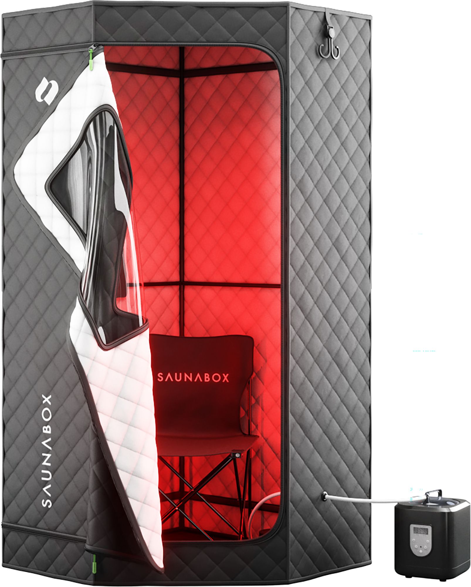 SaunaBox SmartSteam Pro With Red-Light Therapy