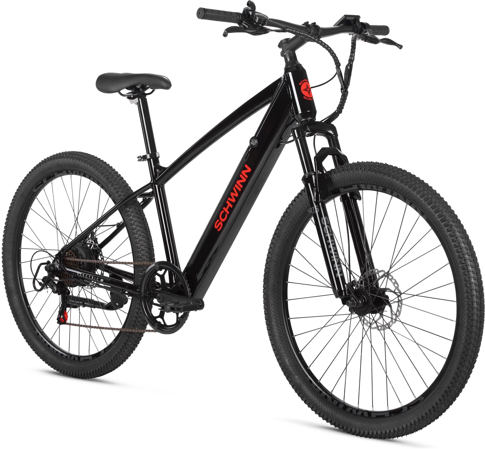 Schwinn High Timber 275 Electric Mountain Bike  275  Mens  Black  Bikes  Electric Bikes  Electric Bikes  Unisex Electric Bikes