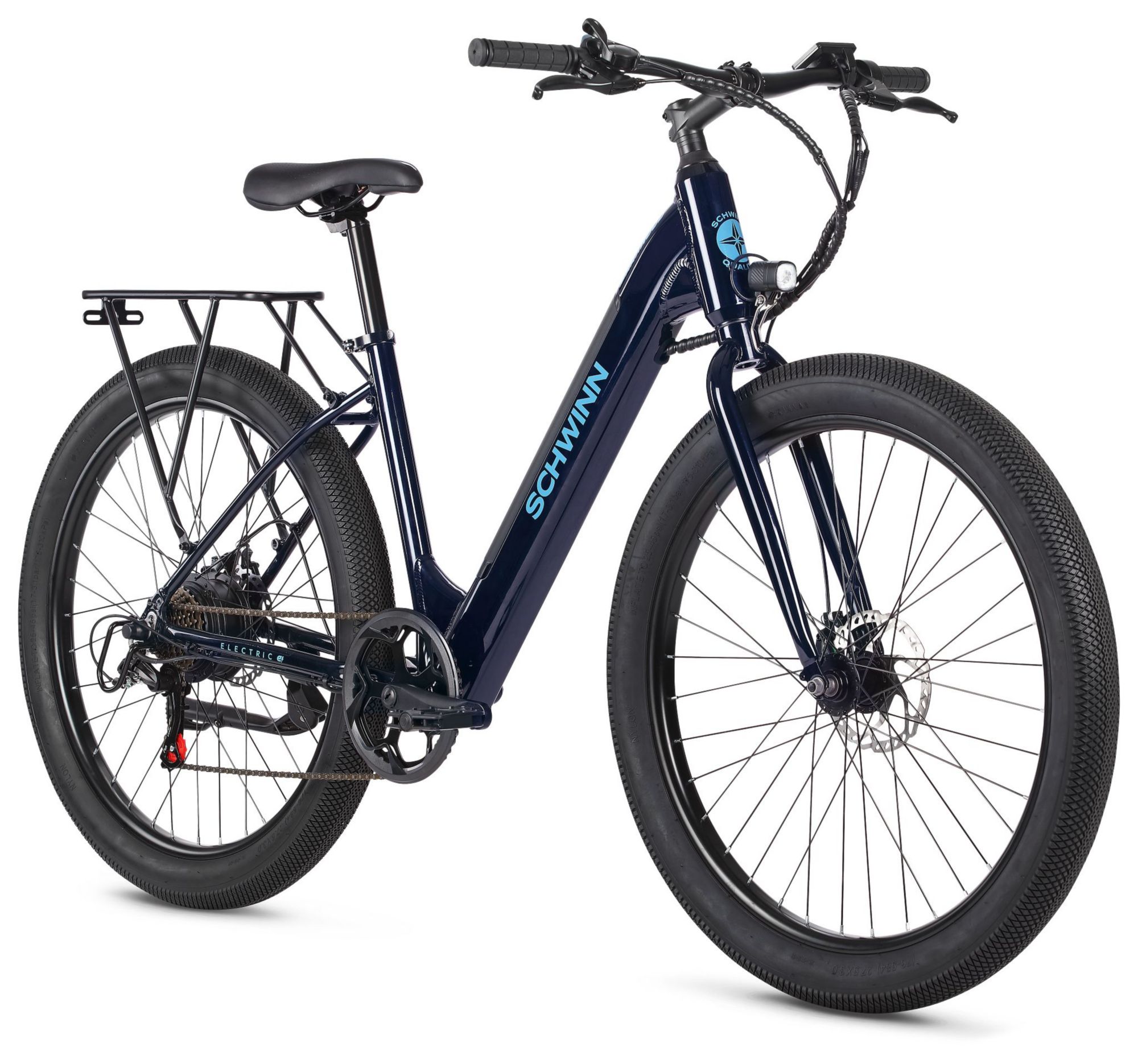 Schwinn Parkwood 27.5" Electric Comfort Hybrid Bike