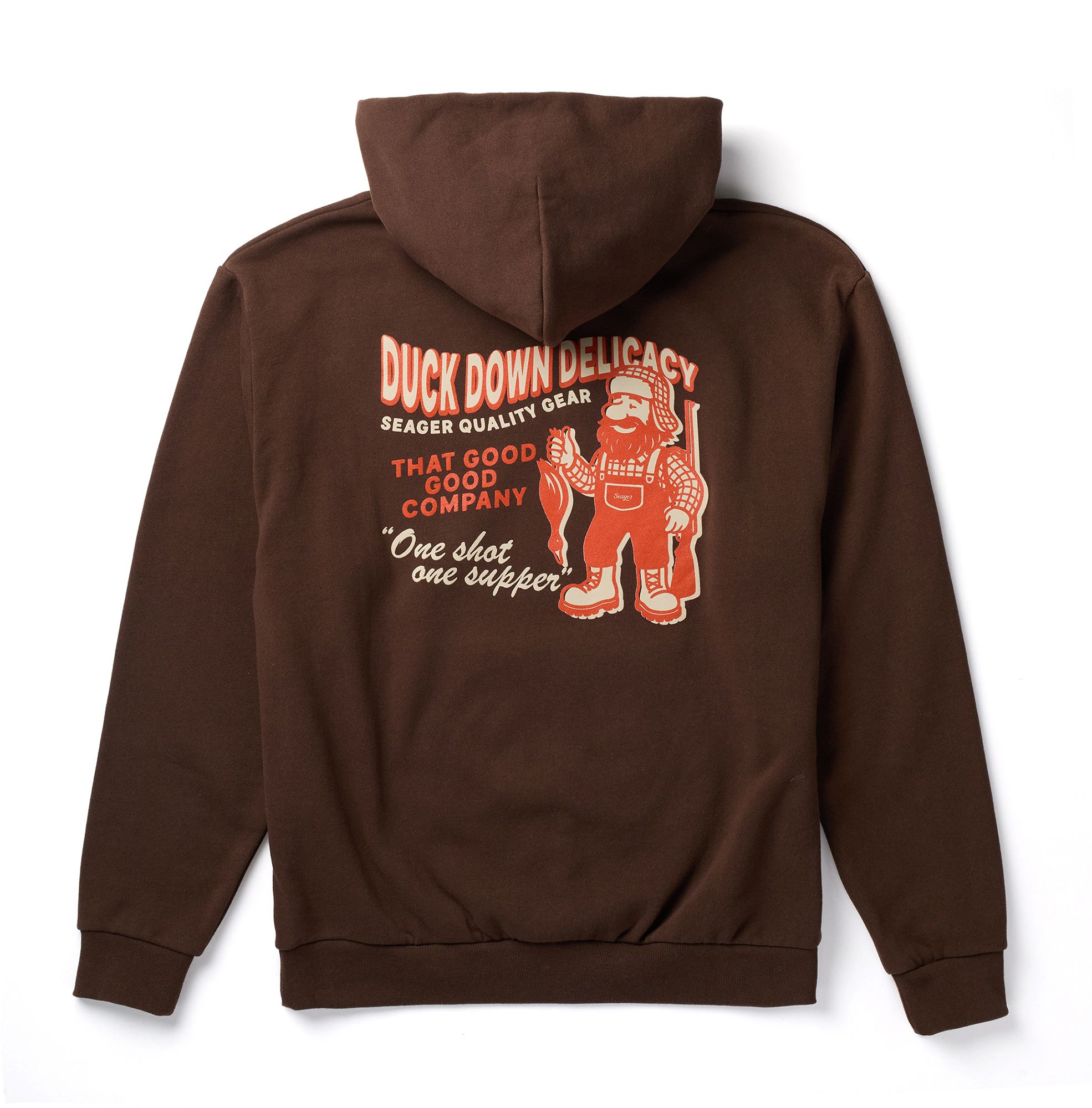 Seager Men's Duck Down Delicacy Graphic Hoodie